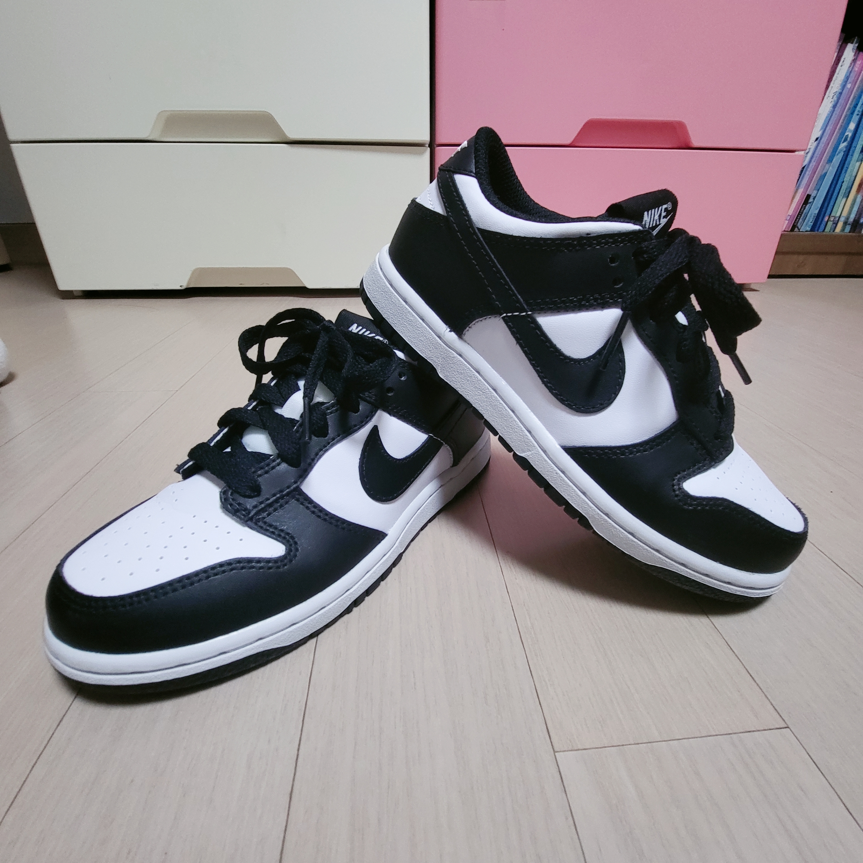 (PS) Nike Dunk Low Black 착용 스타일 - 1