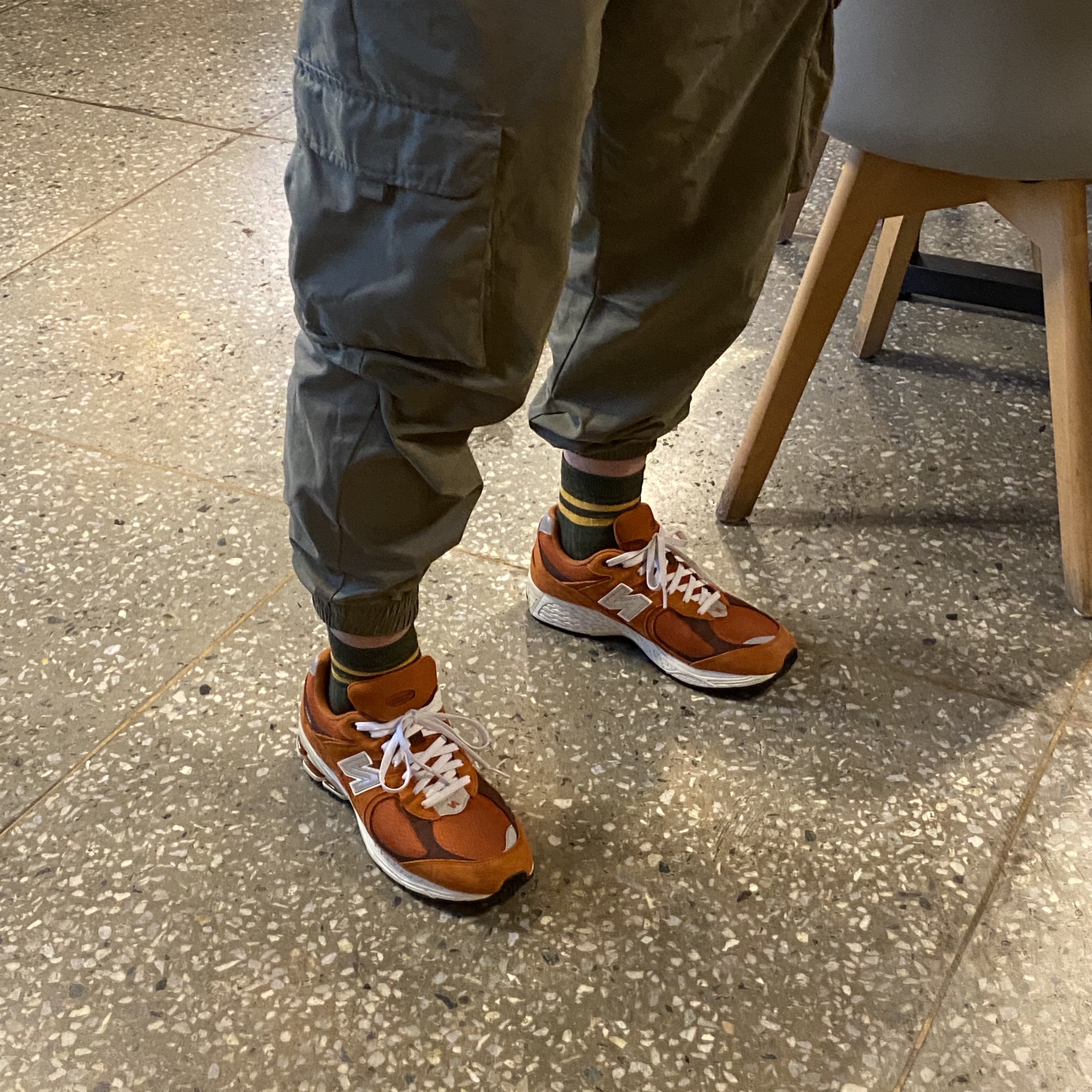 New Balance 2002R Rust Oxide 착용 스타일