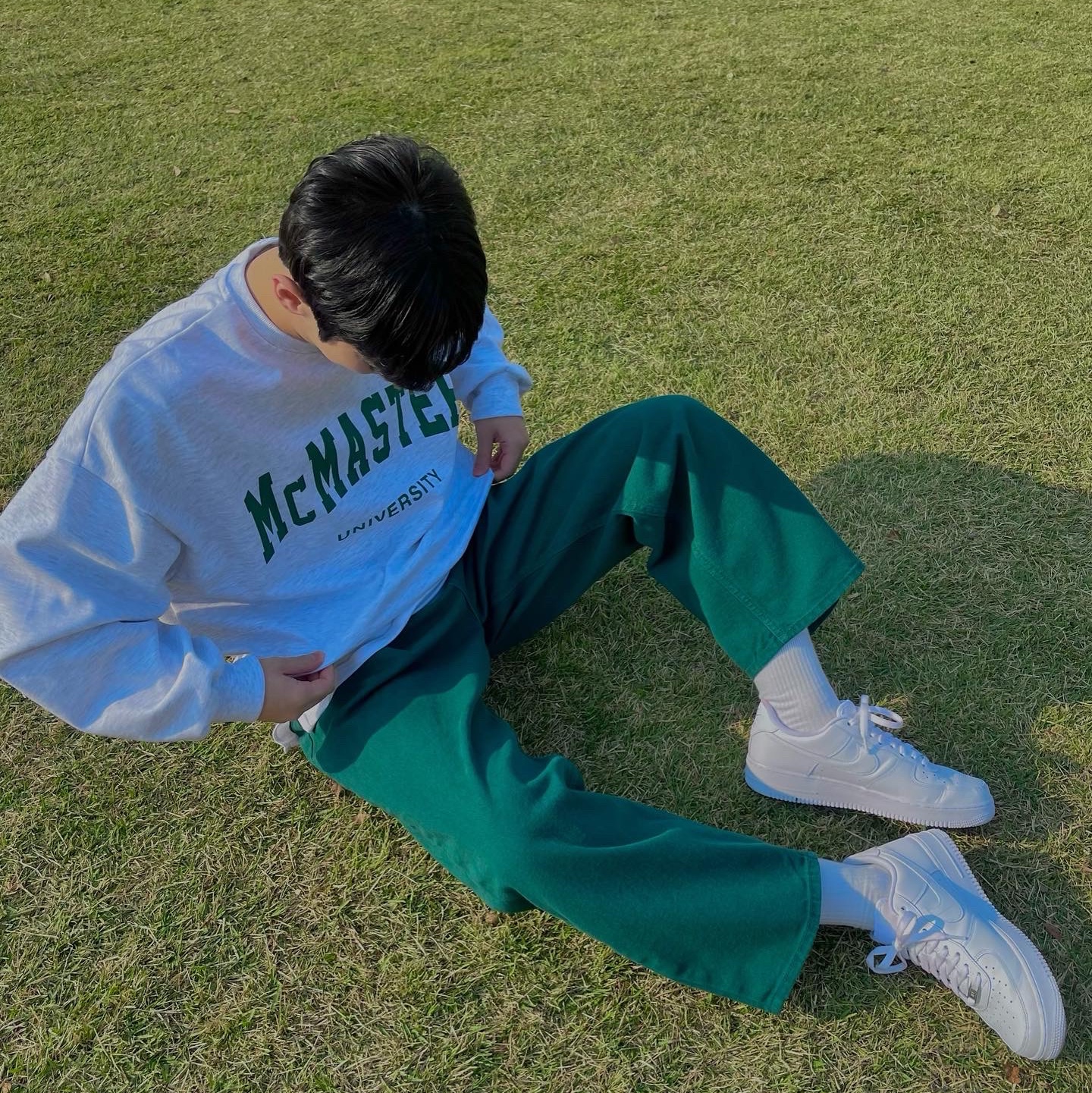 Nike Air Force 1 '07 Low White 착용 스타일 - 1