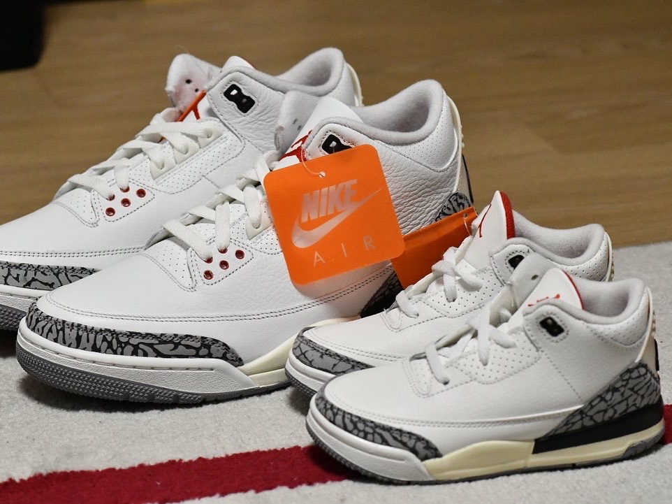 Jordan 3 Retro White Cement Reimagined 착용 스타일 - 1