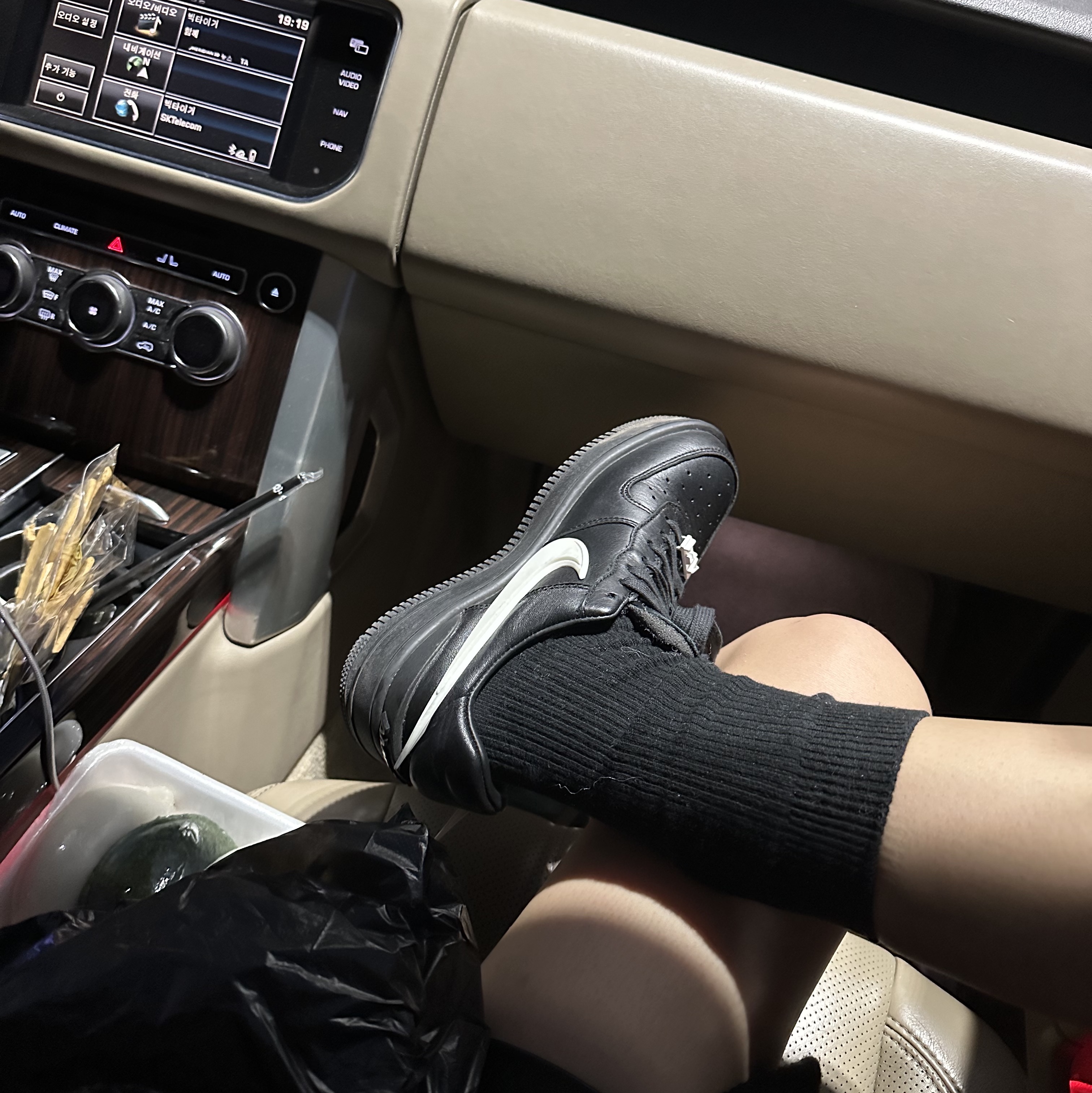 Nike x Ambush Air Force 1 Low SP Black 착용 스타일