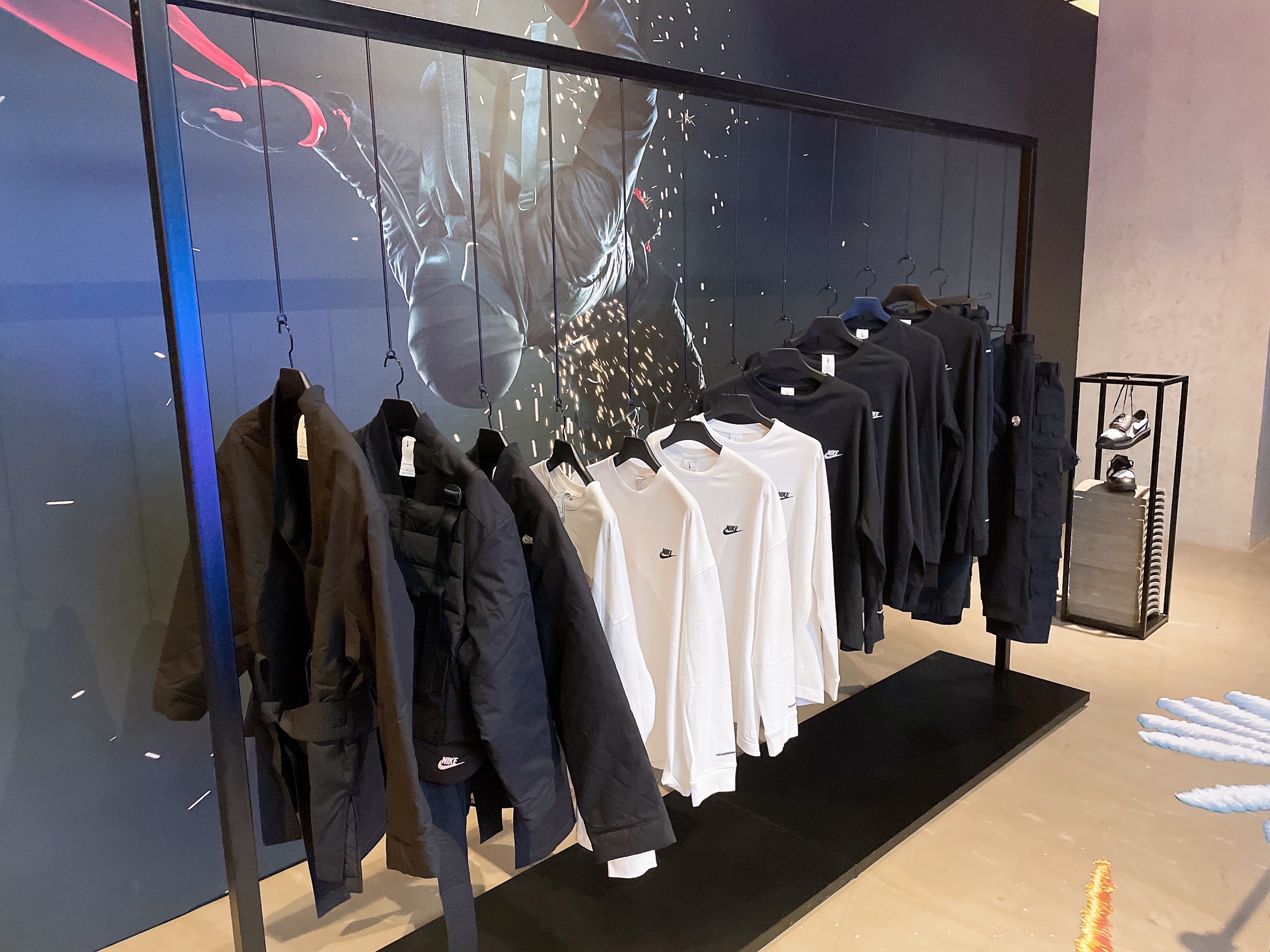 Nike x Peaceminusone Kwondo1 Black and White, Nike x Peaceminusone LS T-Shirt Black (DR0098-010) 착용 스타일 - 4