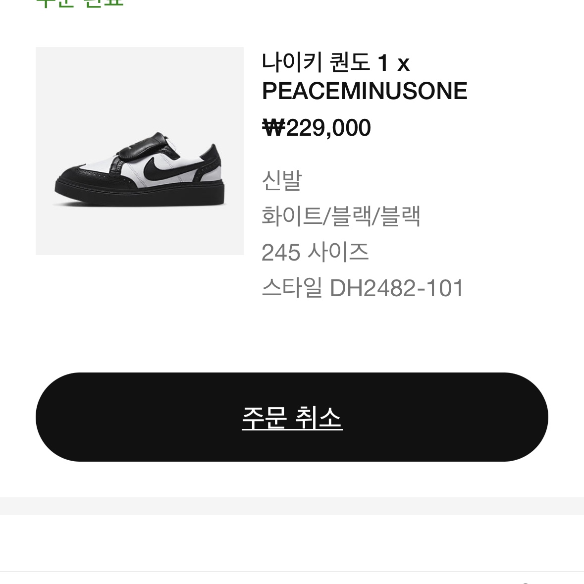 Nike x Peaceminusone Kwondo1 Black and White 착용 스타일