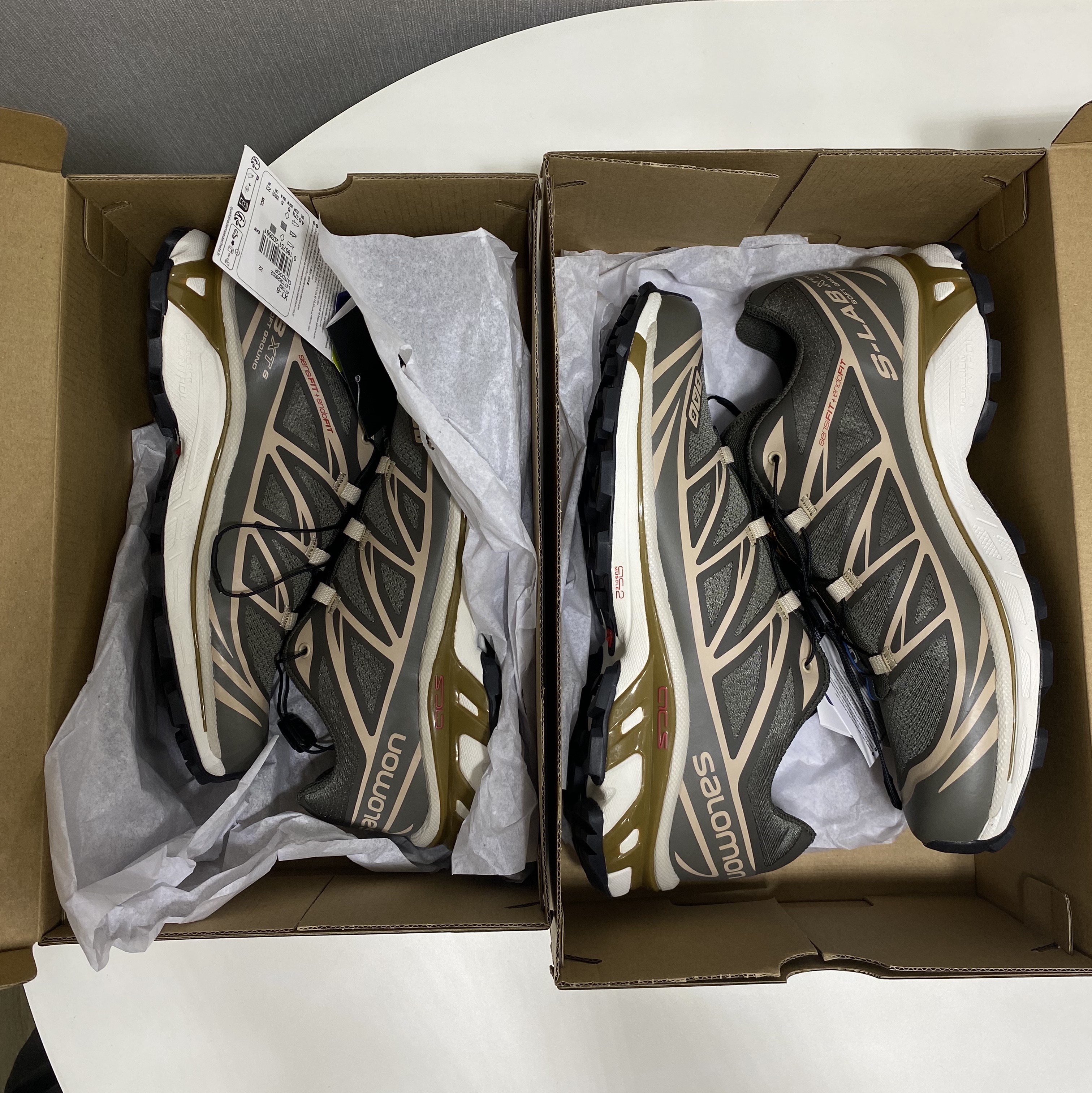 Salomon XT-6 Beluga Pewter 착용 스타일