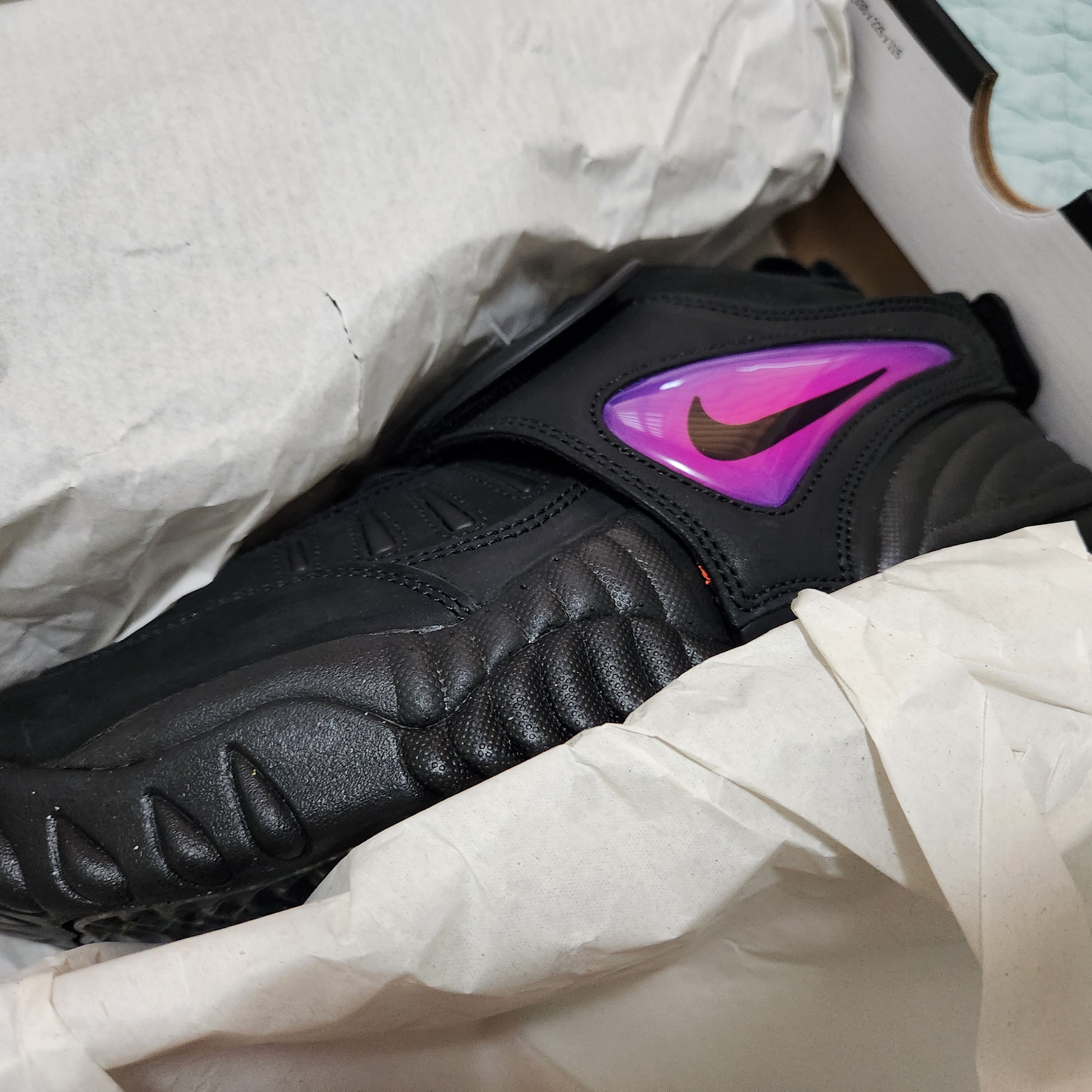 Nike x Ambush Air Adjust Force SP Black and Psychic Purple 착용 스타일 - 5