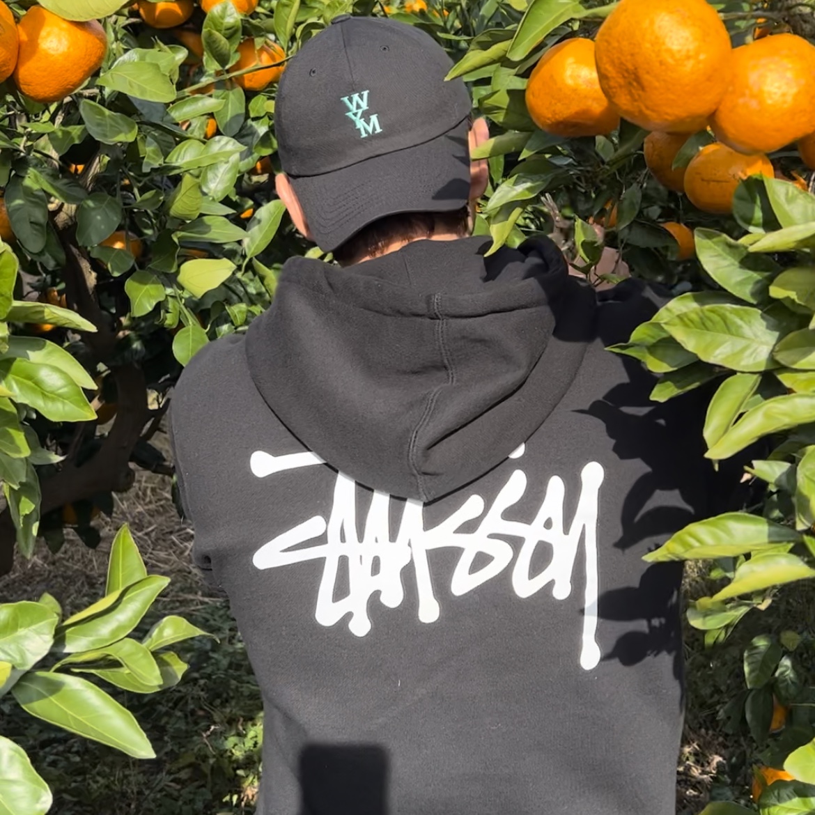 Wooyoungmi Square Label T-Shirt Black - 22FW, Stussy Basic Stussy Hoodie Black 2023 착용 스타일 - 1