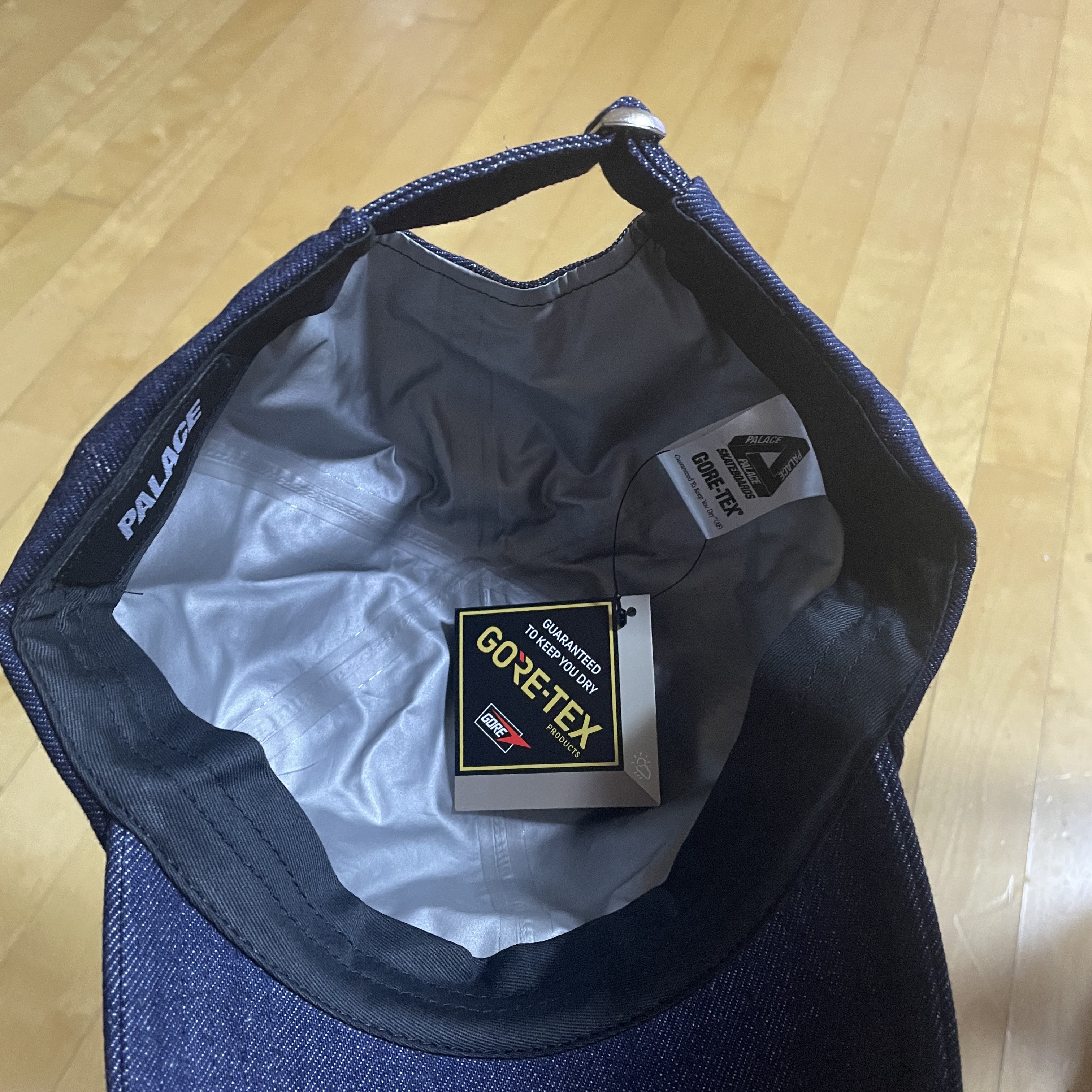 Palace Gore-Tex P 6-Panel Denim Stonewash - 23SS 착용 스타일 - 3