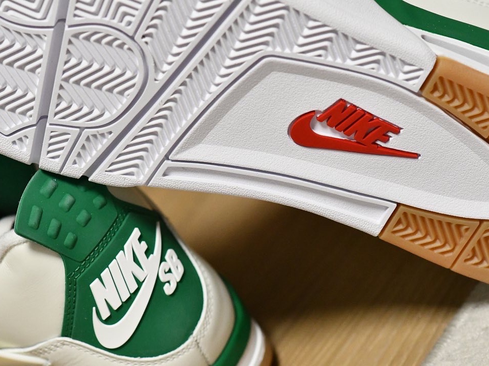 Jordan 4 x Nike SB Retro SP Pine Green 착용 스타일 - 3
