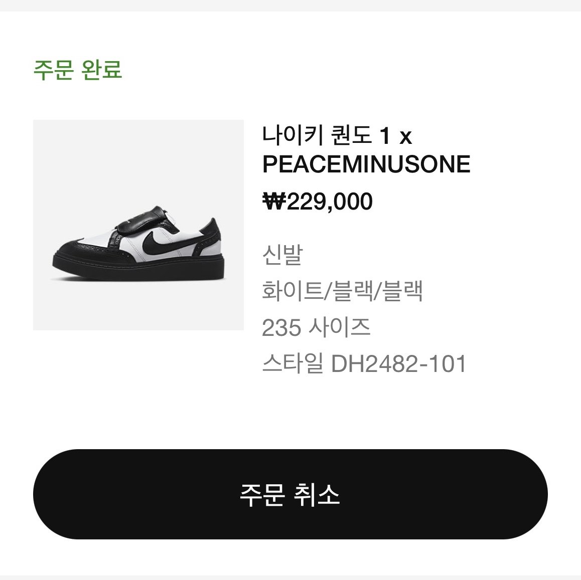 Nike x Peaceminusone Kwondo1 Black and White 착용 스타일