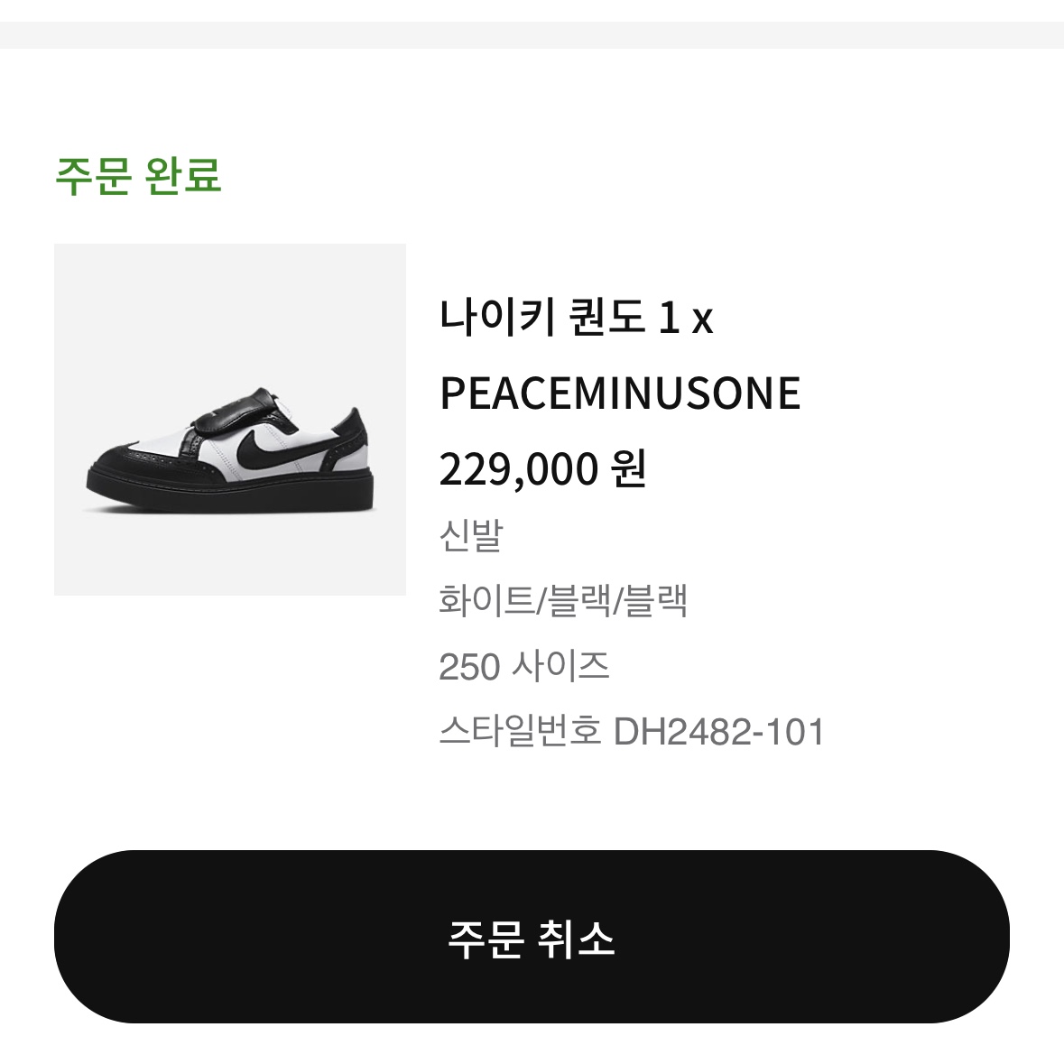 Nike x Peaceminusone Kwondo1 Black and White 착용 스타일