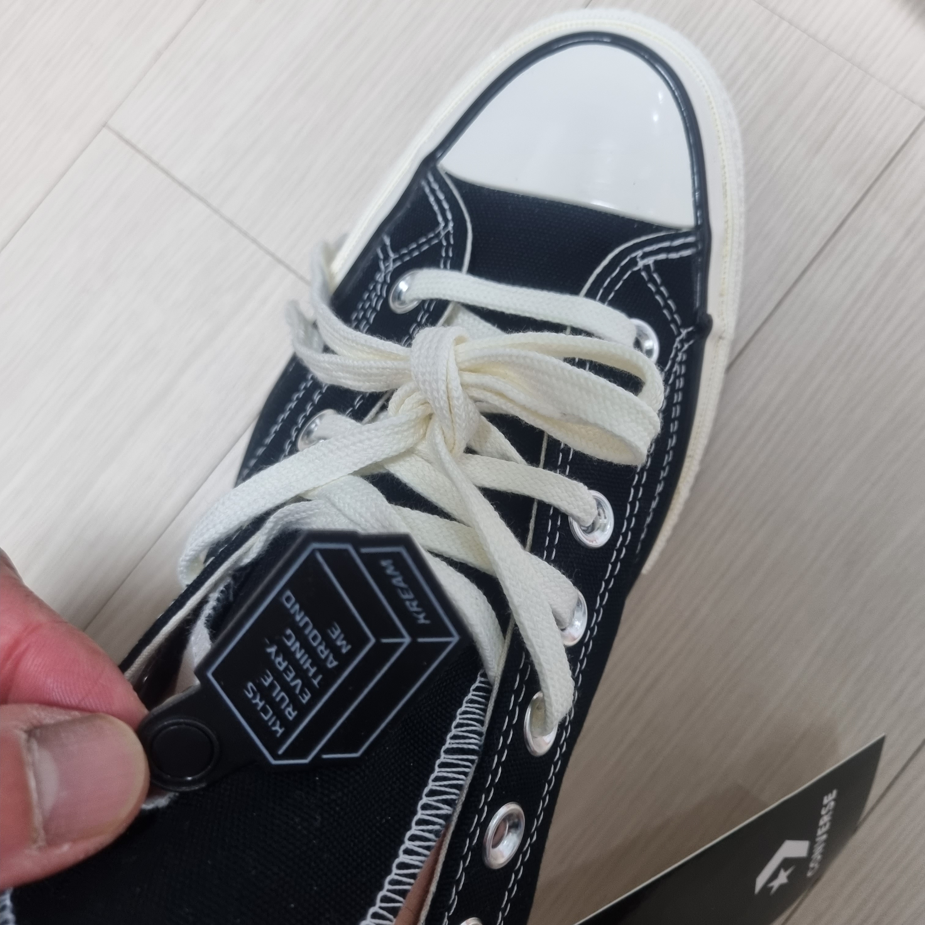Converse Chuck 70 Ox Black - Standard 착용 스타일