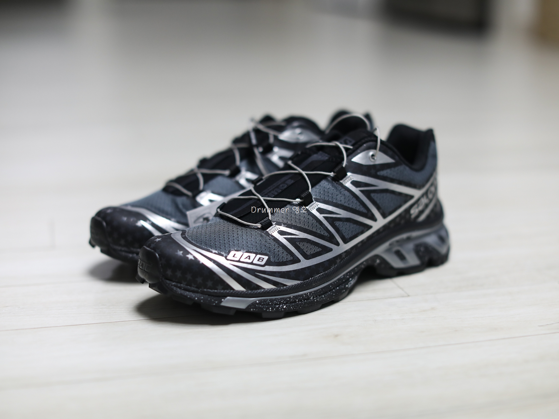 Salomon x Atmos XT-6 Black Silver 착용 스타일