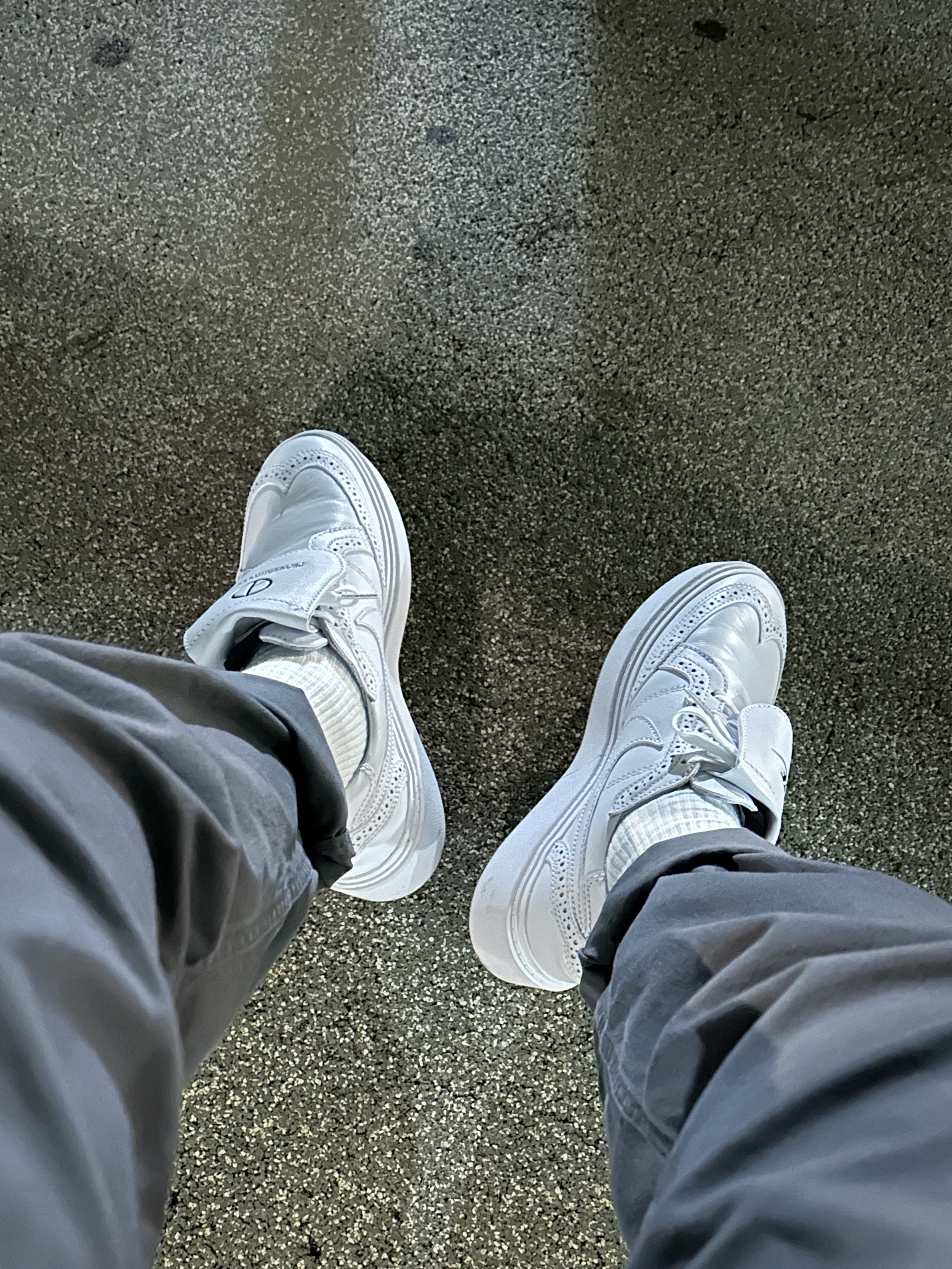 Nike x Peaceminusone Kwondo1 White 착용 스타일