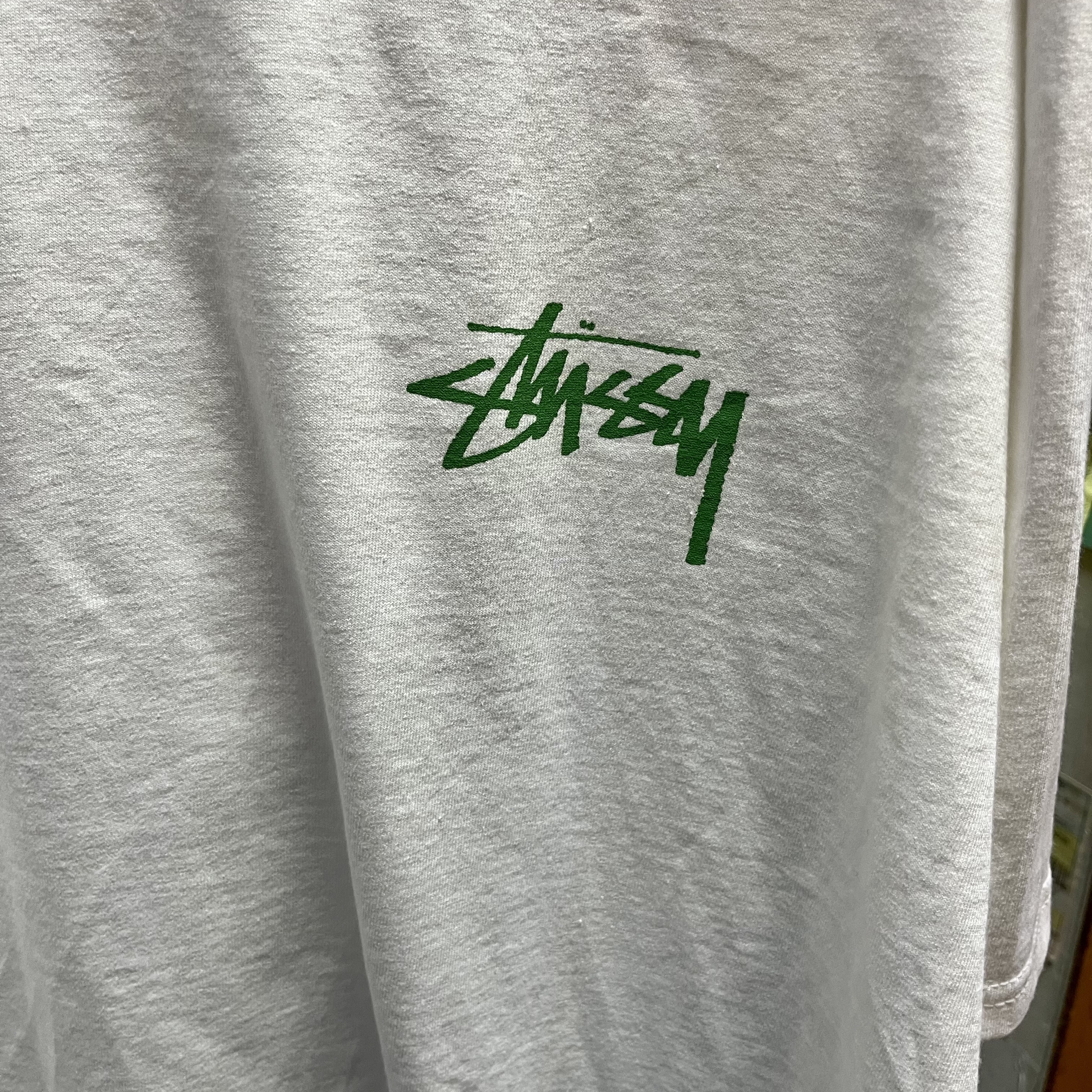 Stussy Landin T-Shirt White 착용 스타일