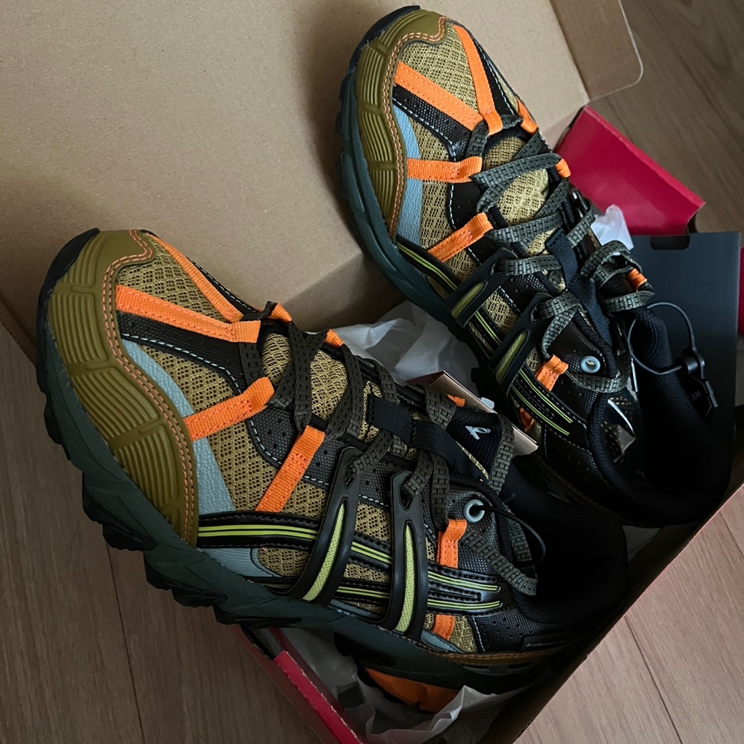 Asics x Andersson Bell Gel-Sonoma 15-50 Olive Oil Dark Brown 착용 스타일 - 1