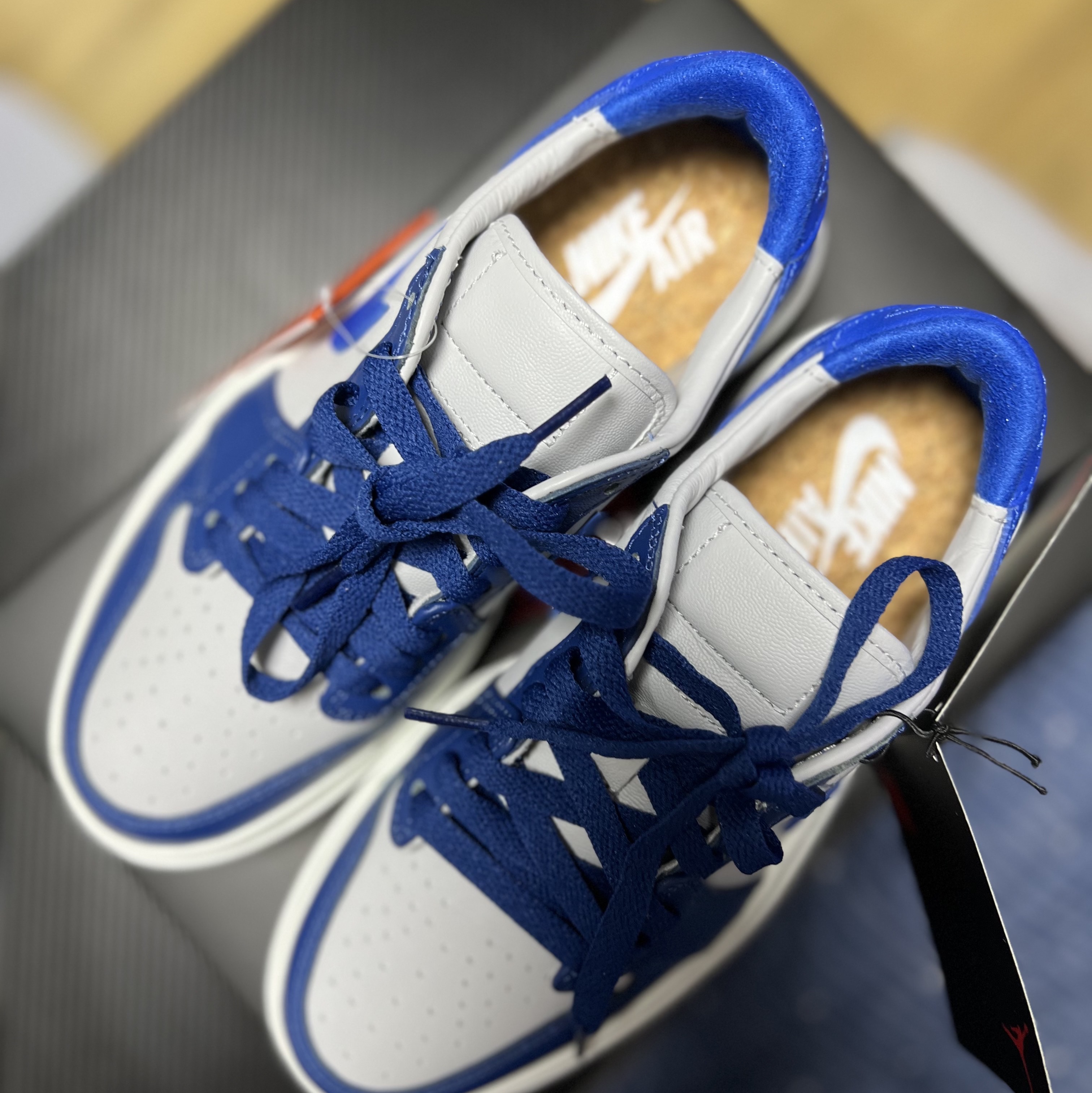 (W) Jordan 1 Elevate Low French Blue 착용 스타일 - 2
