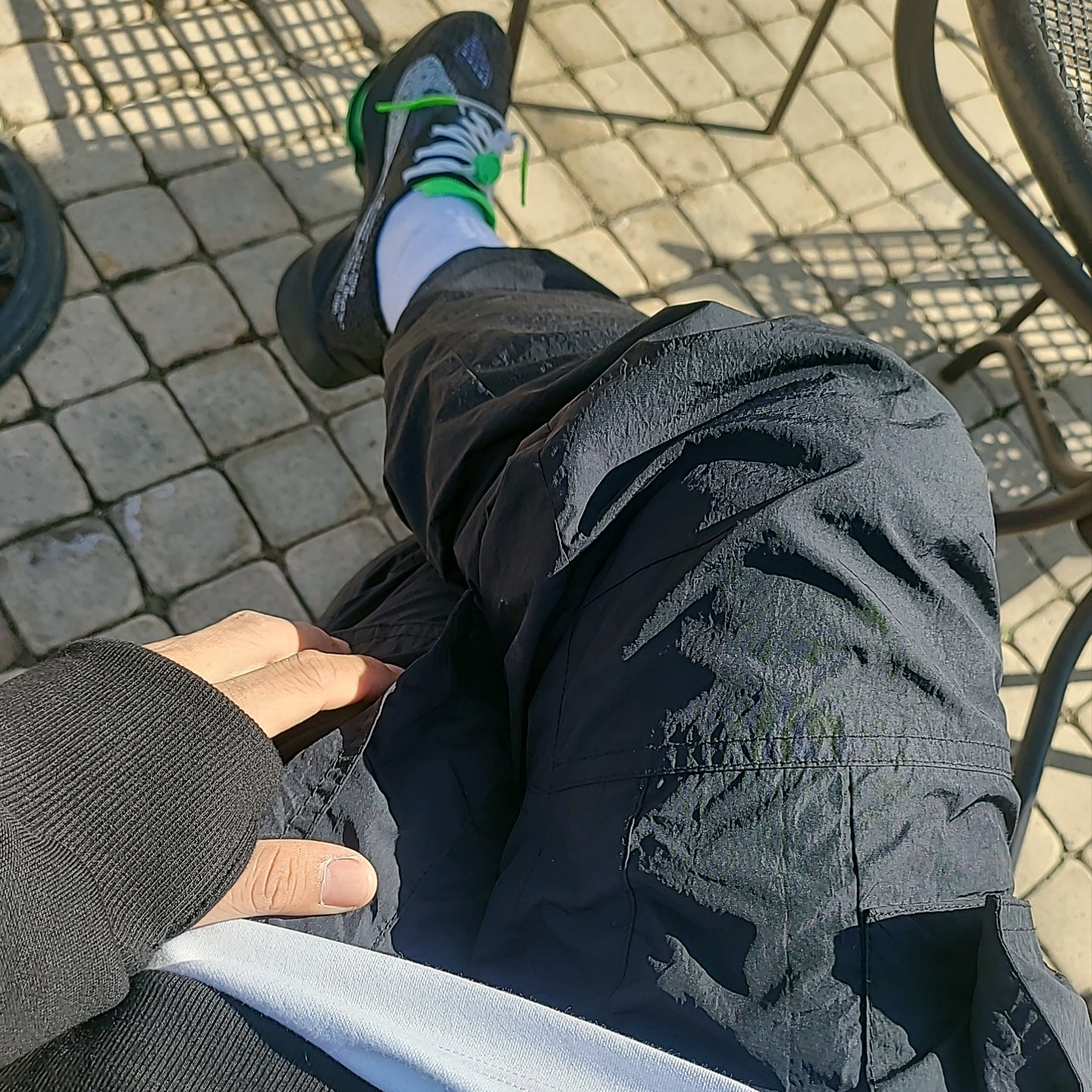 Nike x Off-White Air Zoom Tempo Next% Black 착용 스타일