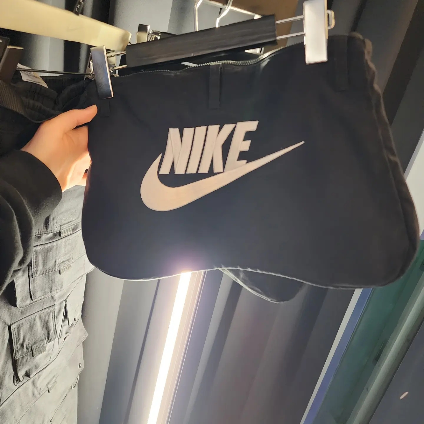 Nike x Peaceminusone LS T-Shirt Black (DR0098-010), Nike x Peaceminusone Wide Pants Black (DR0096-010) 착용 스타일 - 2