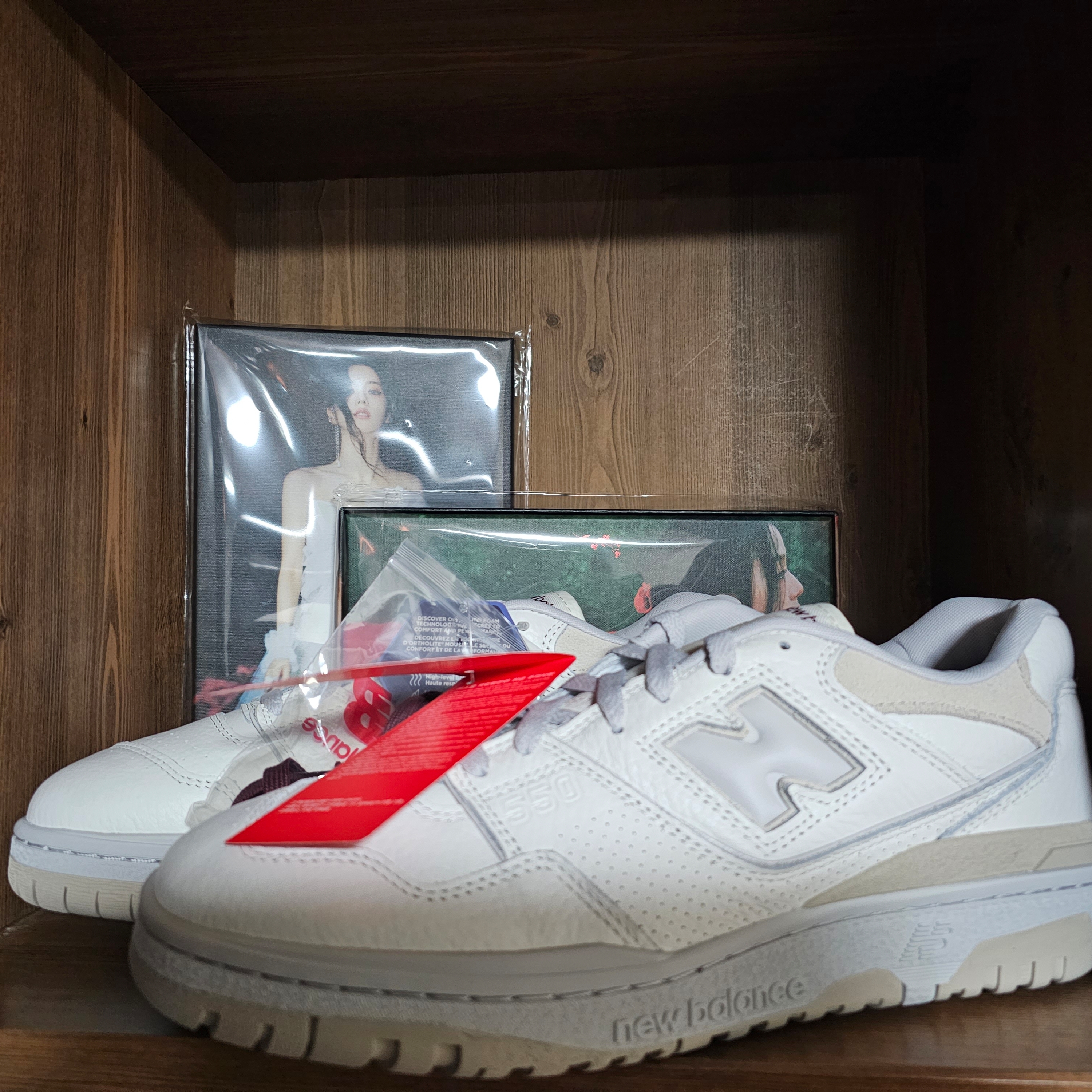 New Balance 550 Lunar New Year Sea Salt - 2E Wide 착용 스타일 - 1