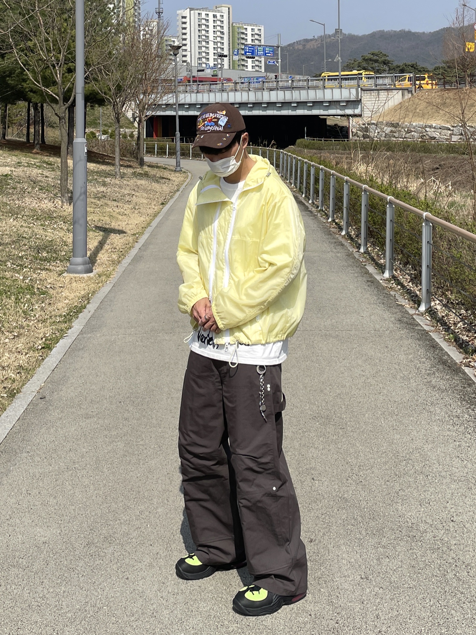 Nike x Stussy Air Penny II Vivid Green and Black 착용 스타일 - 2