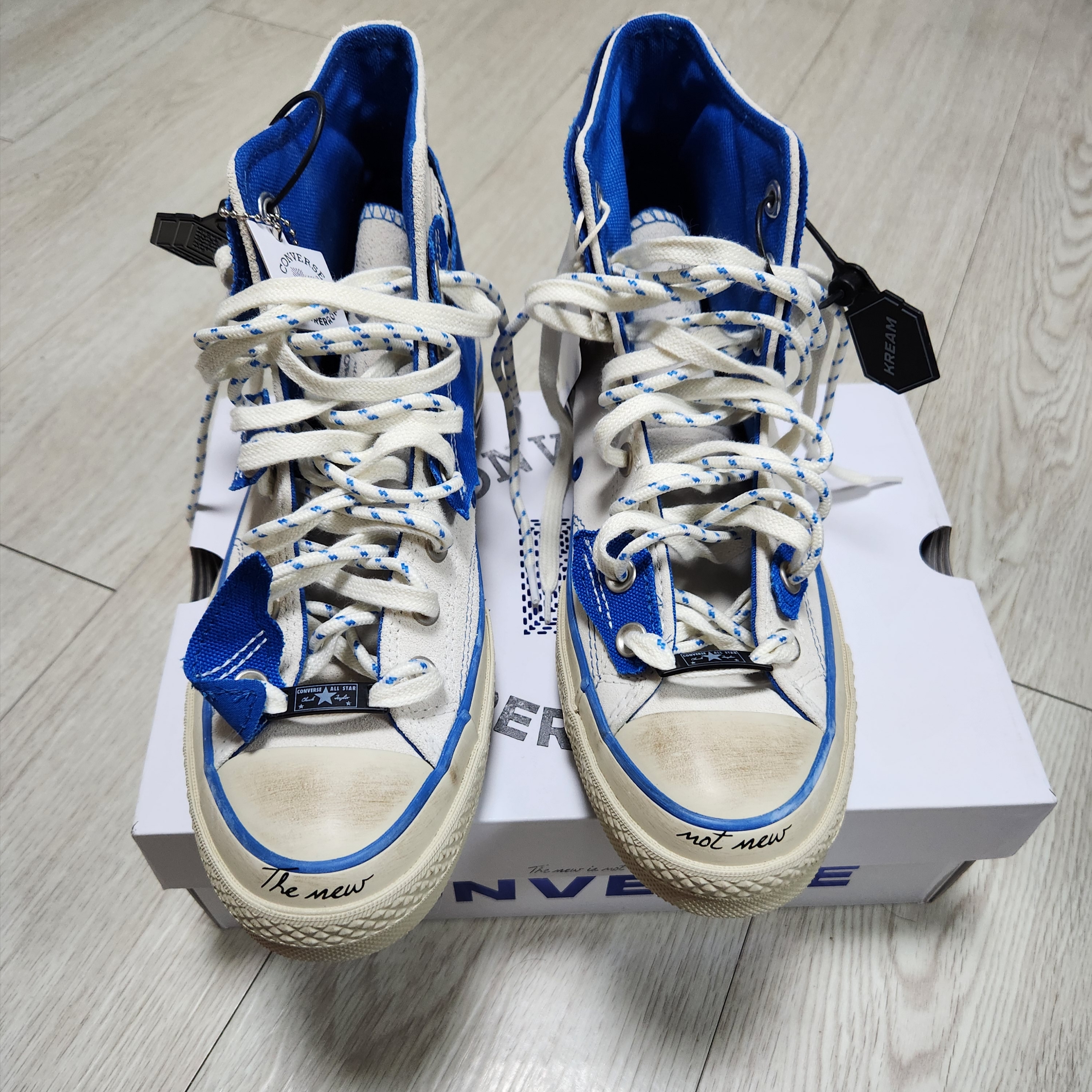 Converse x Ader Error Chuck 70 High White 착용 스타일