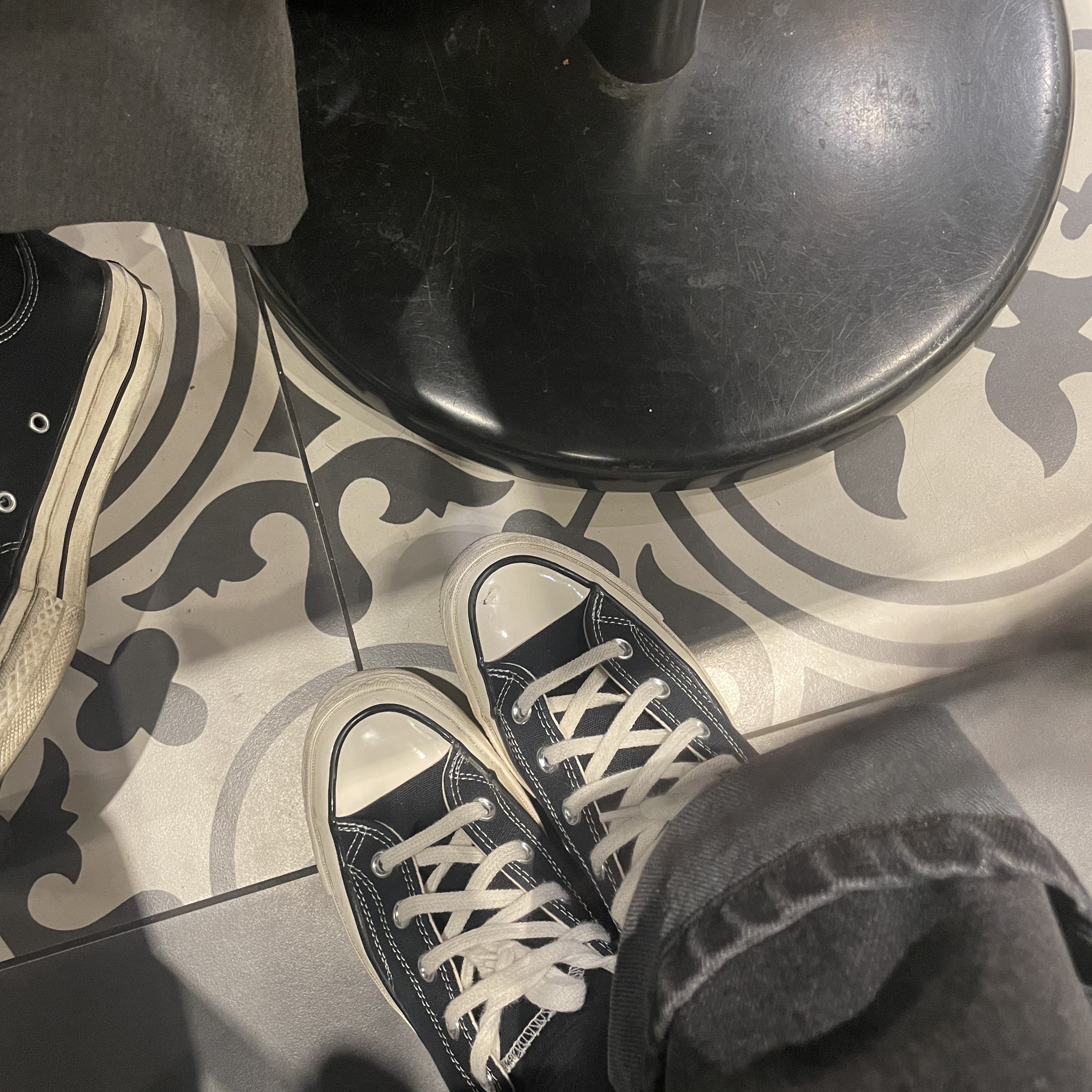 Converse Chuck 70 Ox Black - Standard 착용 스타일