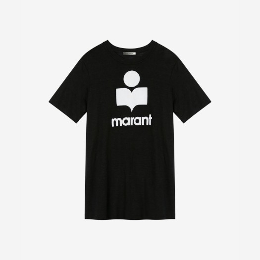 이자벨 마랑 카르만 로고 티셔츠 블랙 - 23SS