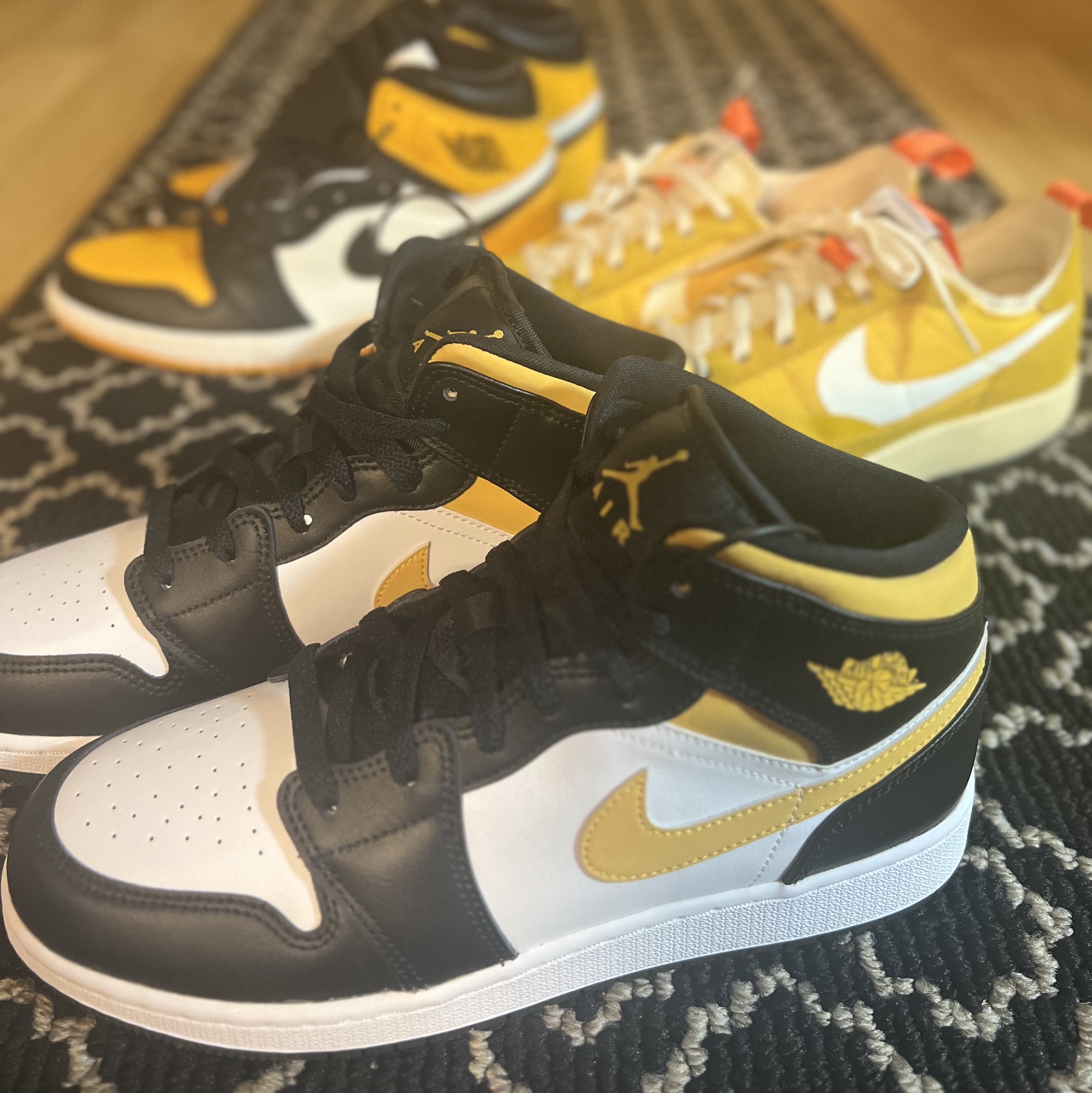 (GS) Jordan 1 Mid Pollen, Nike x Tom Sachs General Purpose Shoe Archive 착용 스타일 - 2