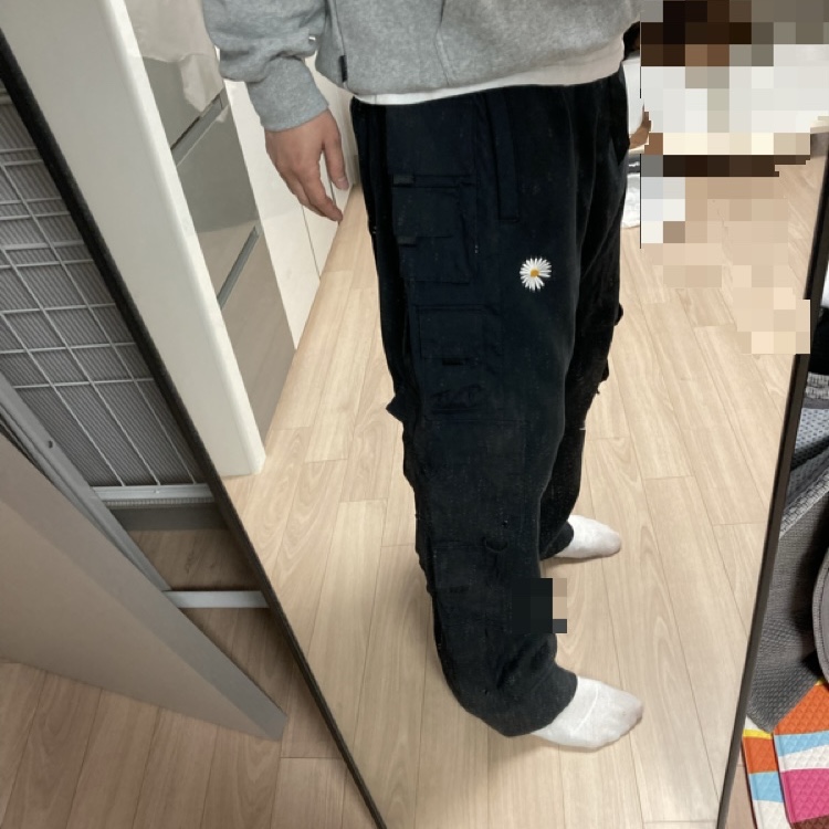 Nike x Peaceminusone Wide Pants Black (DR0096-010) 착용 스타일 - 1