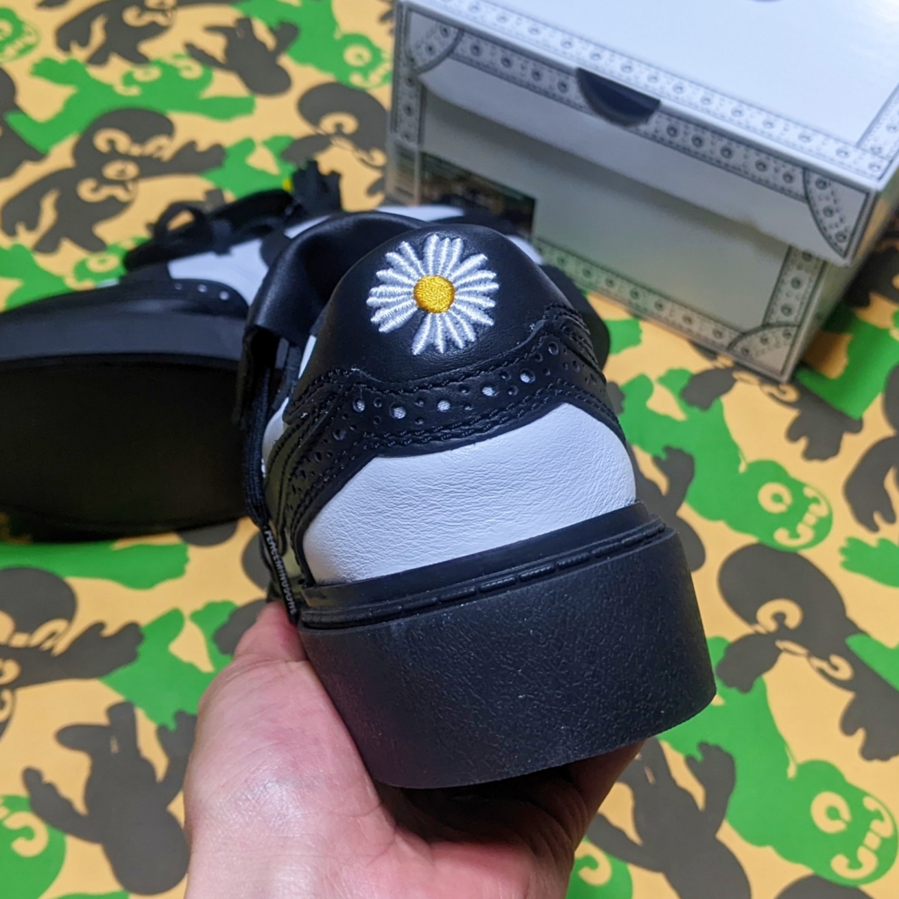Nike x Peaceminusone Kwondo1 Black and White 착용 스타일 - 2