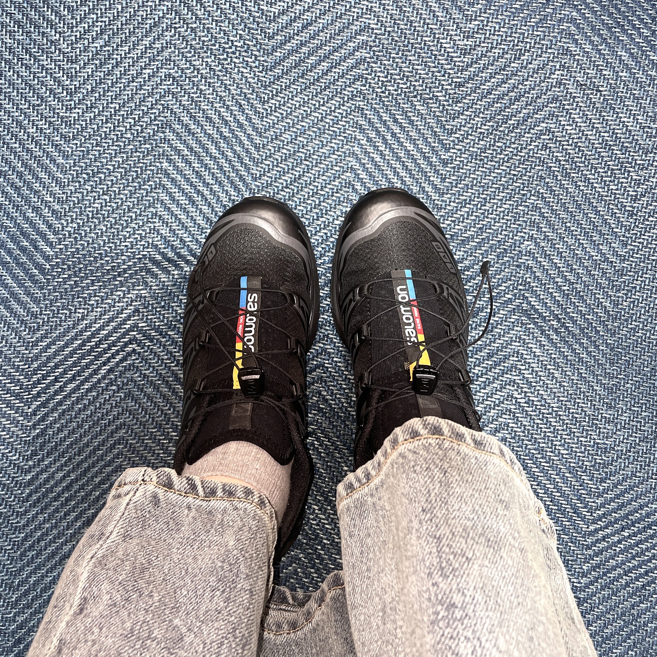 Salomon XT-6 ADV Black 착용 스타일 - 2