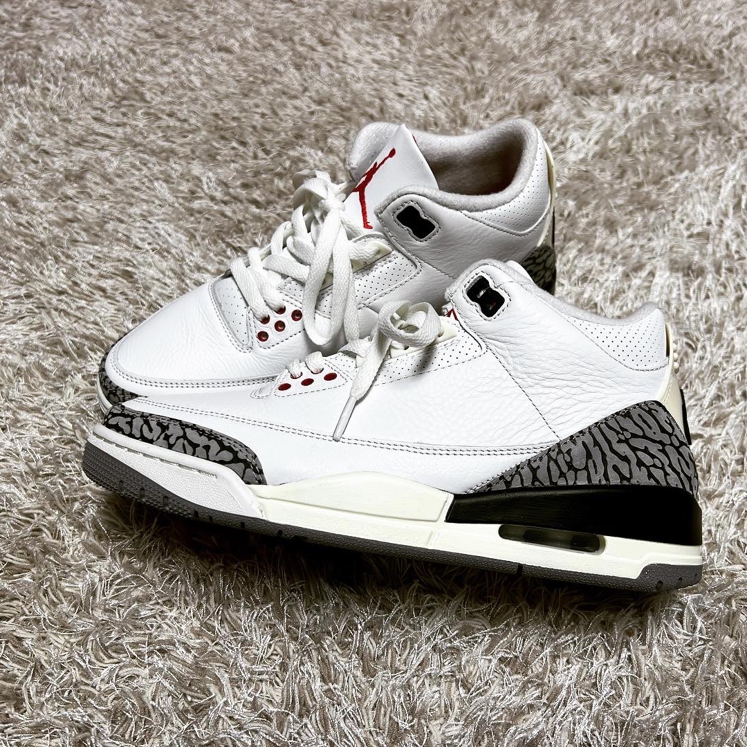 Jordan 3 Retro White Cement Reimagined 착용 스타일 - 3