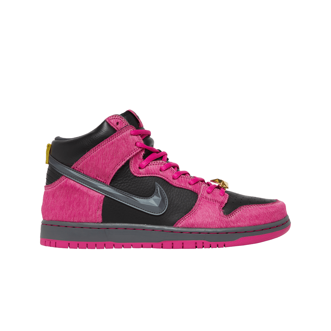 나이키 x 런 더 쥬얼 SB 덩크 하이 액티브 핑크 앤 블랙(Nike x Run The Jewels SB Dunk High Active Pink and Black)