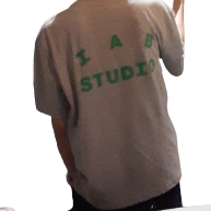 IAB Studio T-Shirt Gray Green - 22FW 착용 스타일