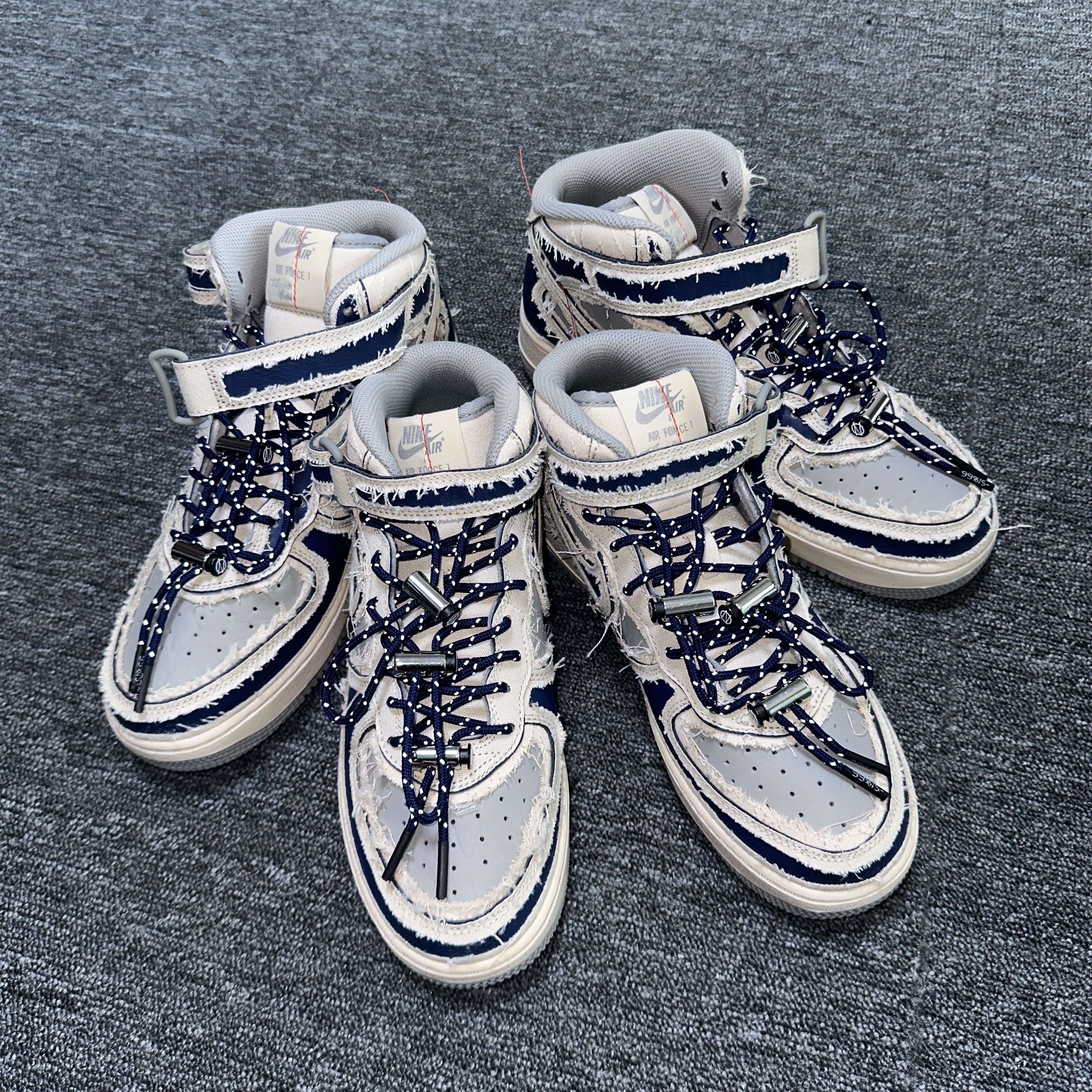 Nike Air Force 1 Mid '07 Pearl White 착용 스타일 - 4