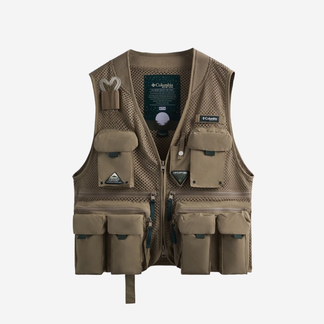 Kith x Columbia PFG Cool Creek Vest Pebble 상세 이미지 1