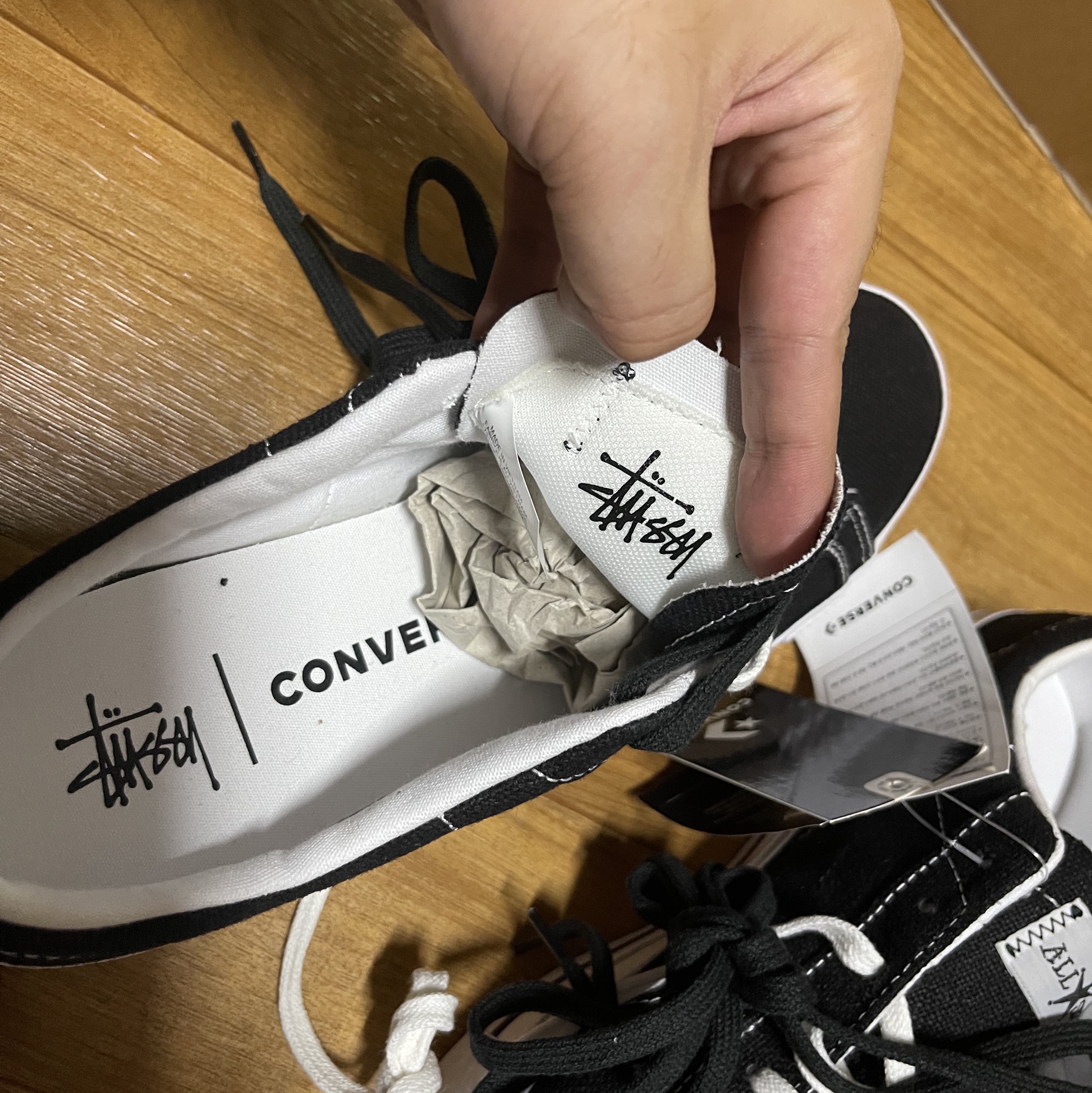 Converse x Stussy One Star Ox Black 착용 스타일 - 2