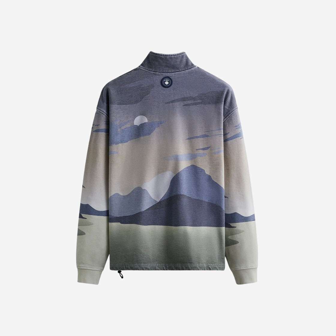 Kith x Columbia PFG Quarter Zip Long Sleeve T-Shirt Nocturnal 상세 이미지 2