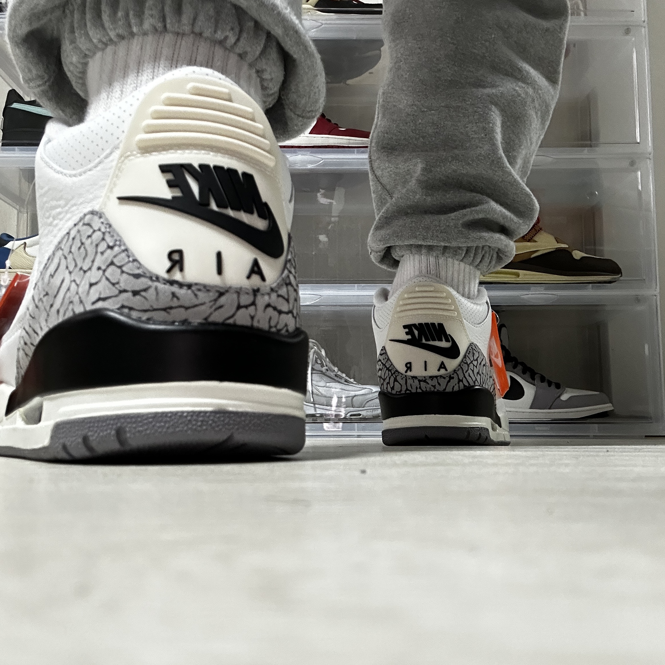 Jordan 3 Retro White Cement Reimagined 착용 스타일 - 1