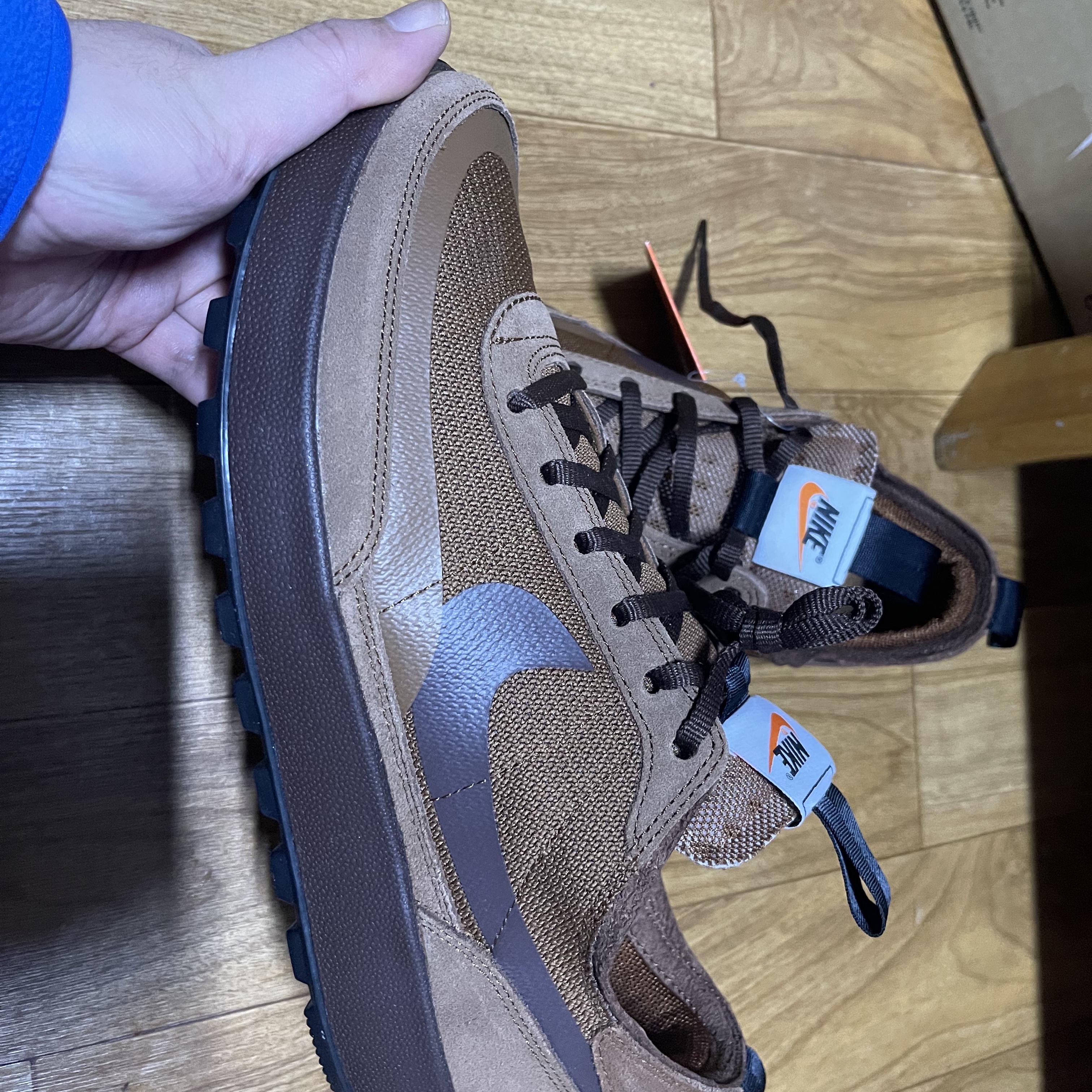Nike x Tom Sachs General Purpose Shoe Brown 착용 스타일 - 2