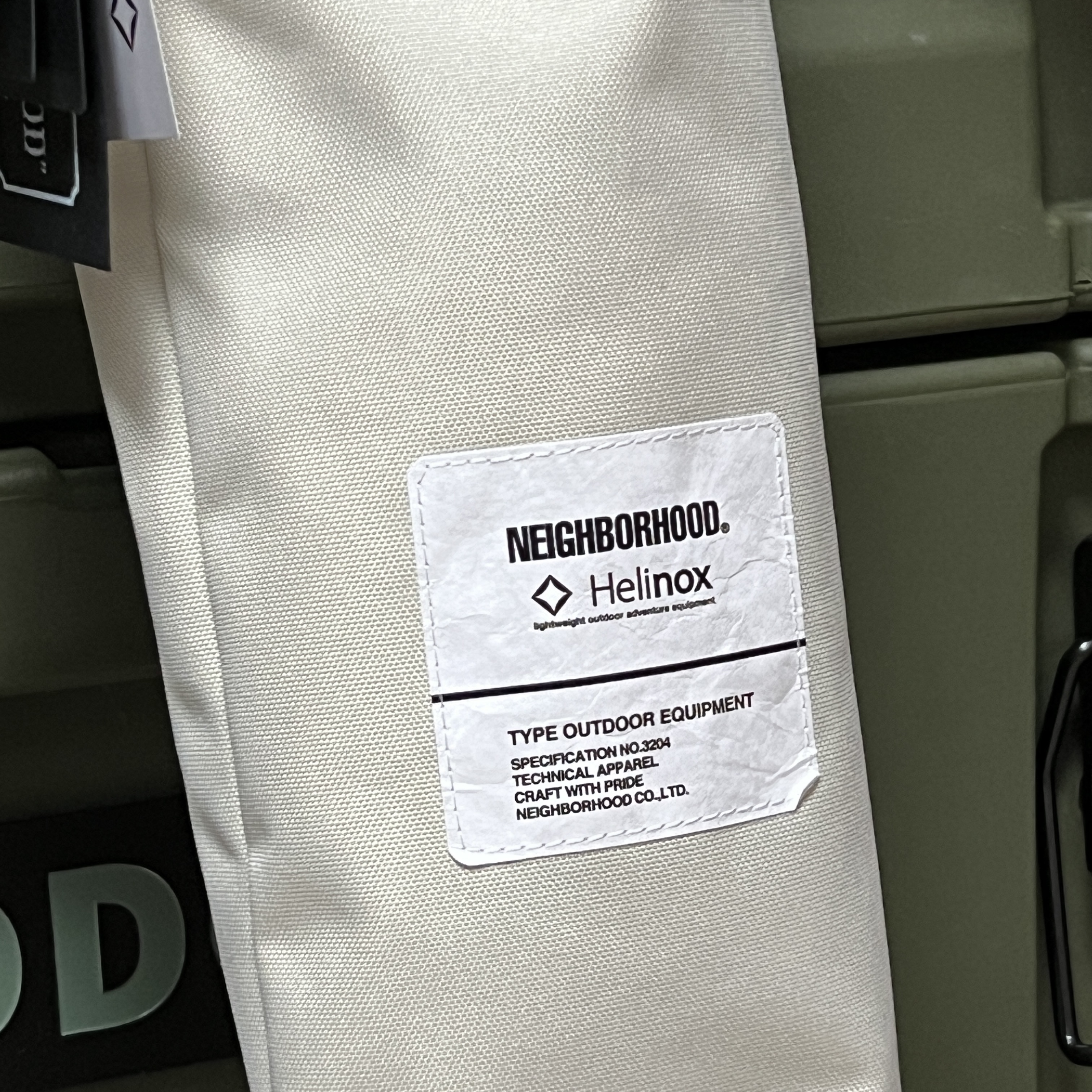 Helinox x Neighborhood N-Personal Shade Natural - 22SS (Without Frame) 착용 스타일