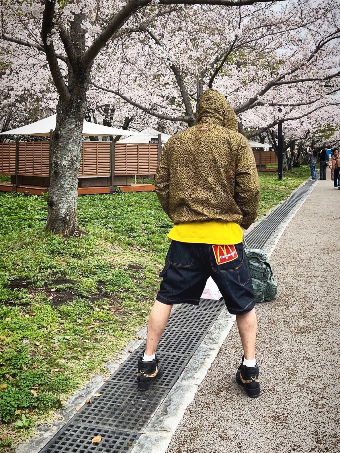 Supreme x Barbour Lightweight Waxed Cotton Field Jacket Leopard - 20SS, Nike x Supreme SB Zoom Blazer Mid QS 2 Black 착용 스타일 - 2