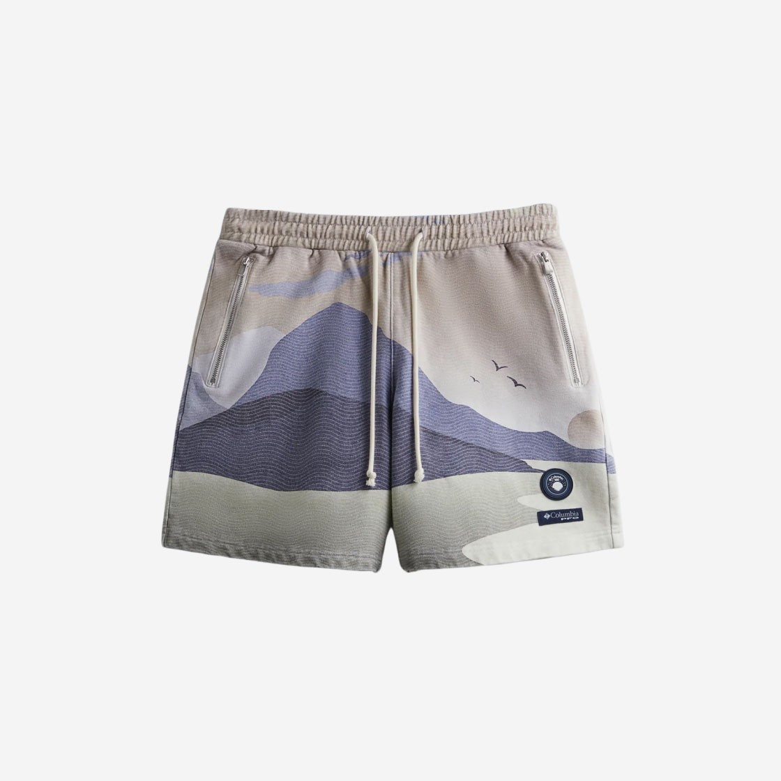 Kith x Columbia PFG Fleece Shorts Nocturnal 상세 이미지 1