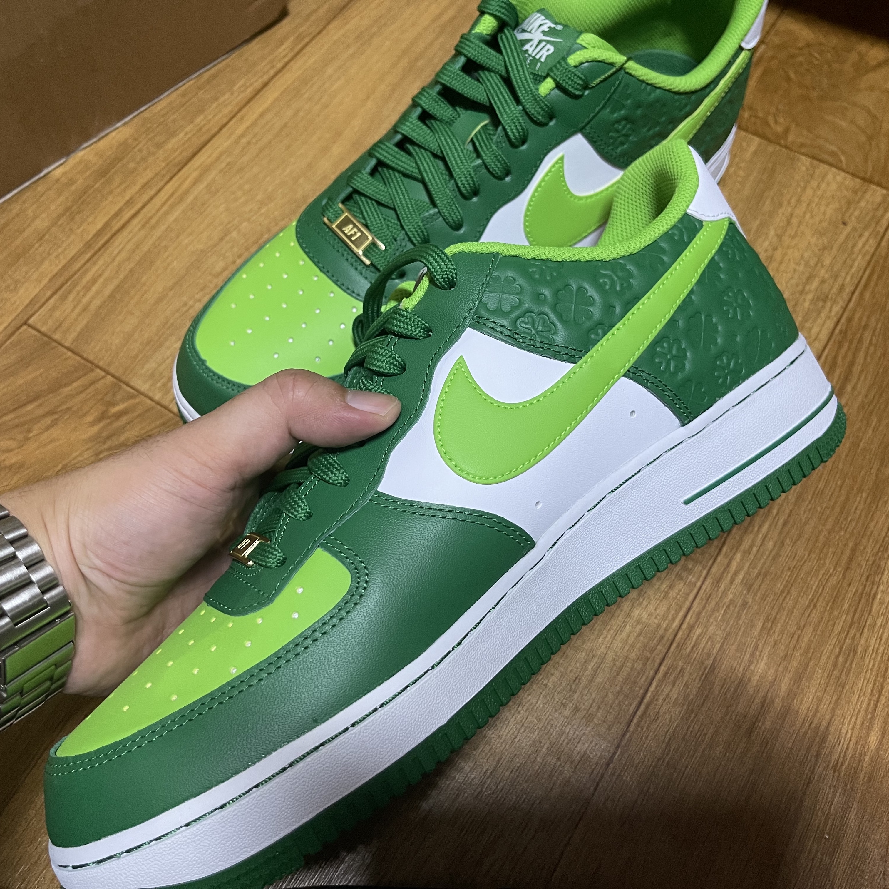 Nike Air Force 1 Low Saint Patrick's Day 착용 스타일 - 2