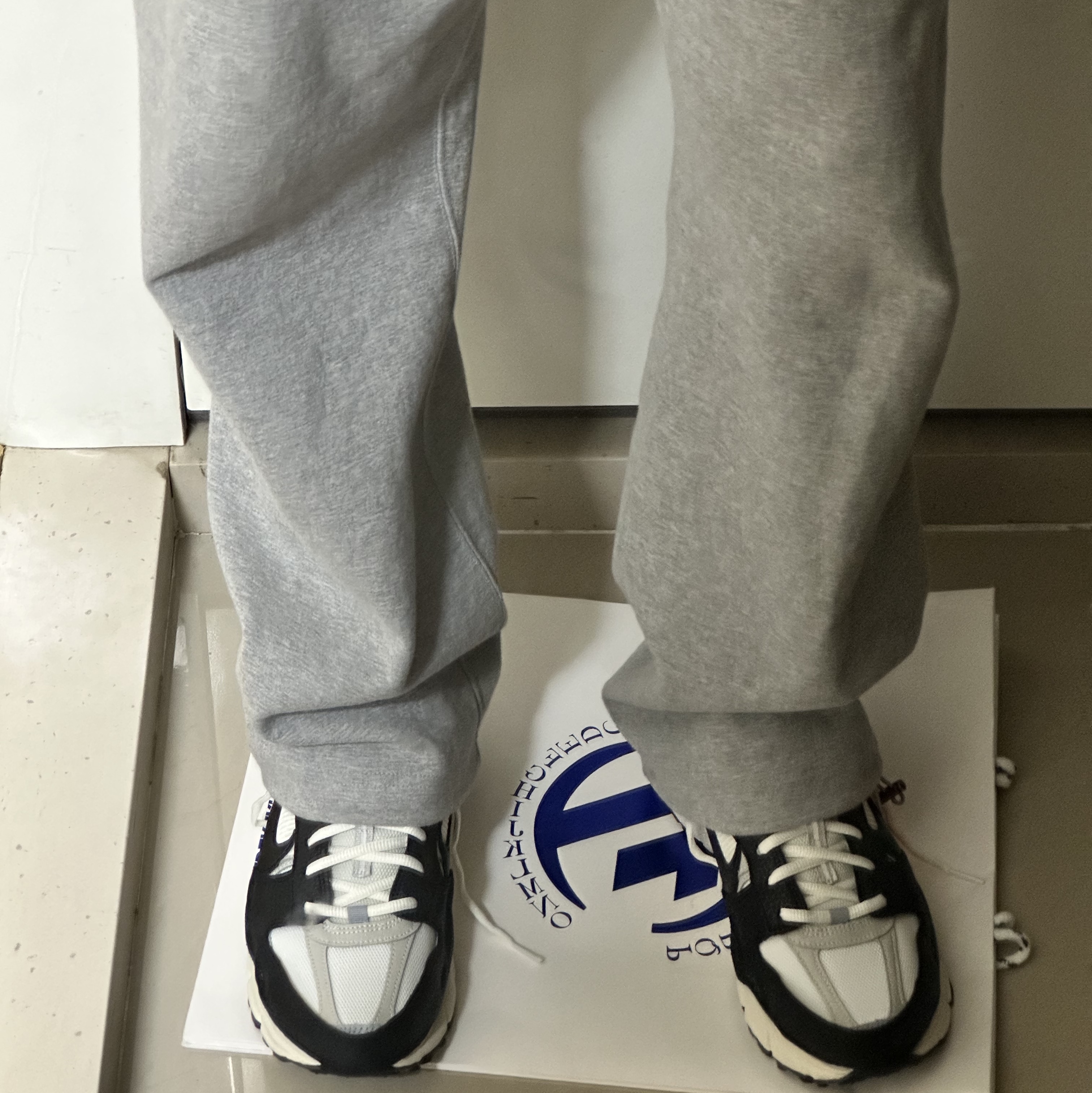 (W) Nike Zoom Vomero 5 Wolf Grey and Black 착용 스타일 - 4