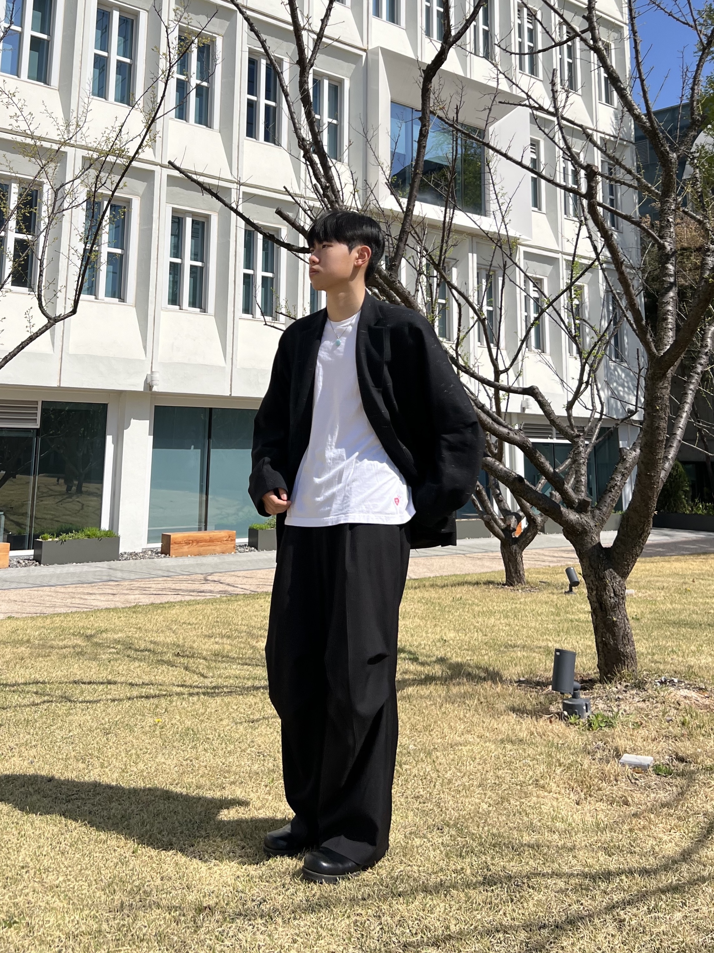 Human Made T-Shirts White (3 Pack) 착용 스타일 - 1