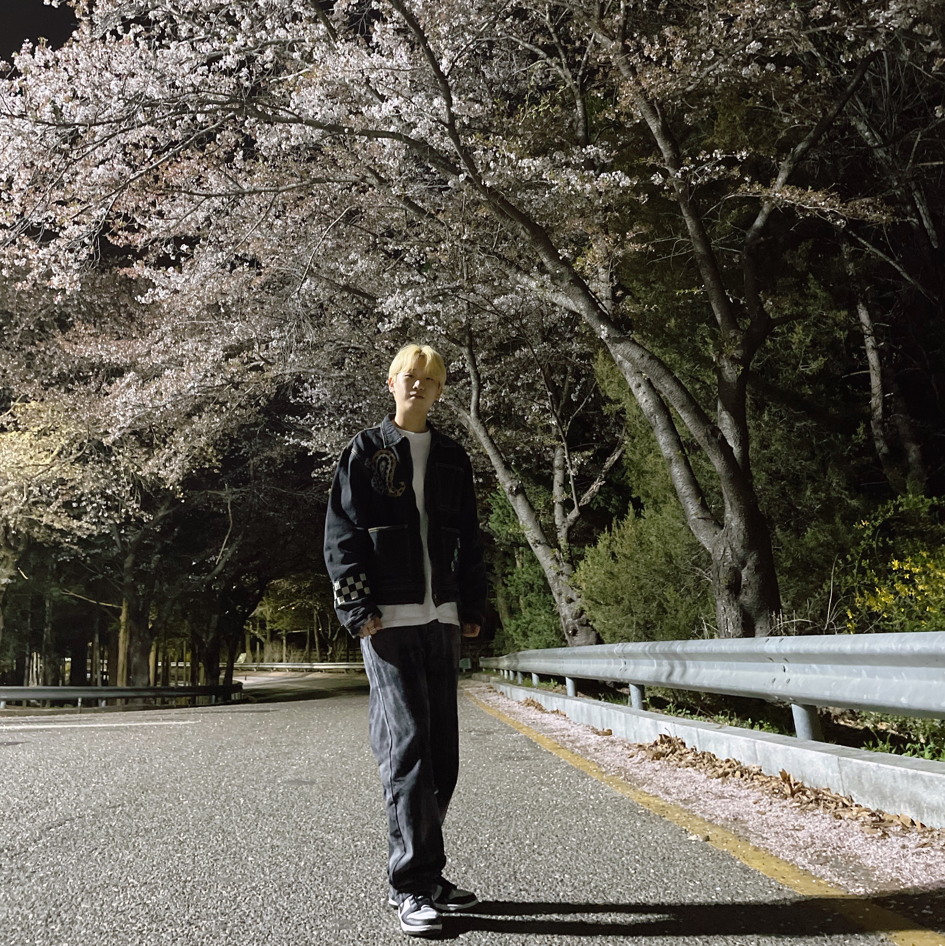 Stussy x Noma t.d. Denim Zip Work Jacket Washed Black, Nike Dunk Low Retro Black 착용 스타일 - 3