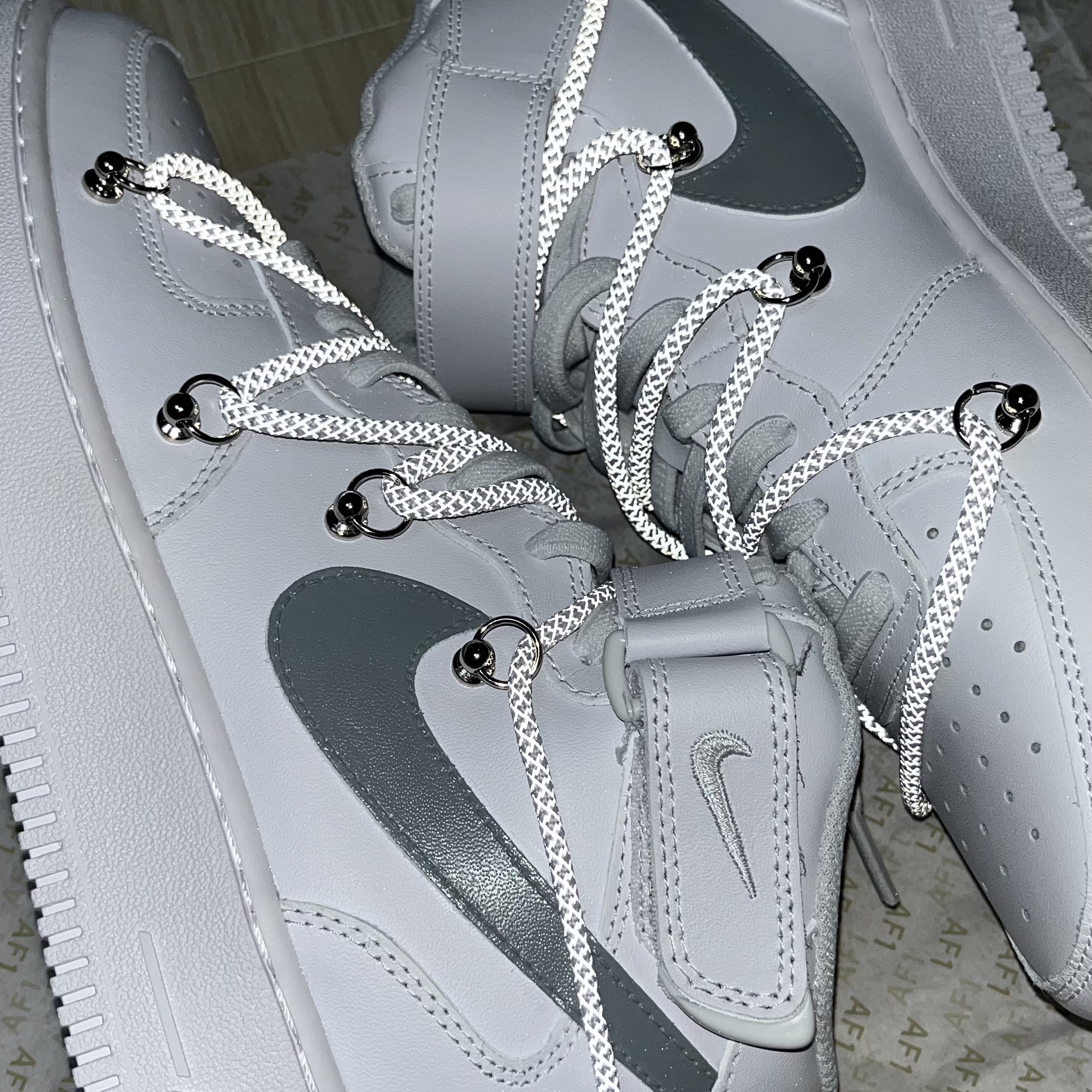 Nike Air Force 1 Mid '07 White 착용 스타일 - 4