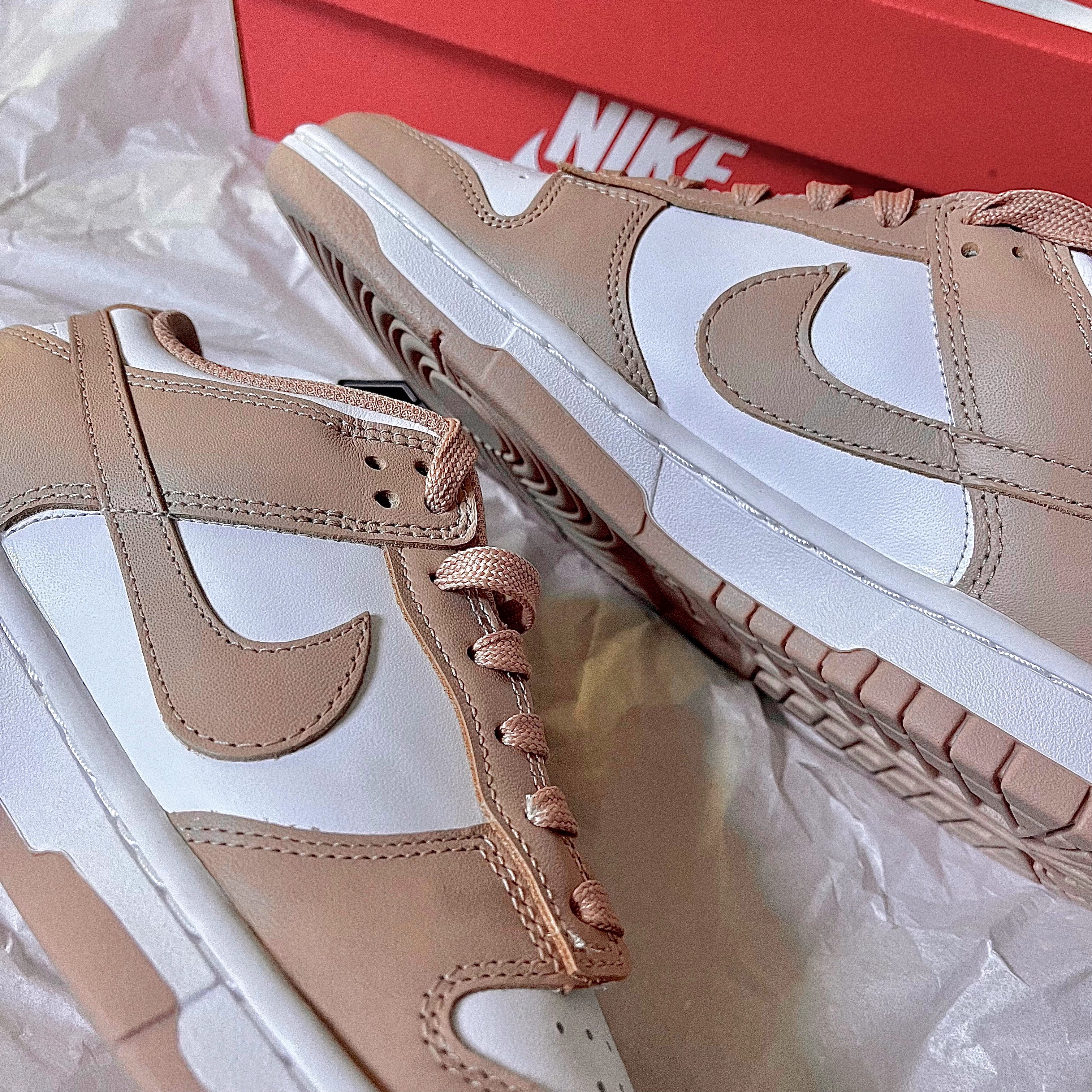 (W) Nike Dunk Low Rose Whisper 착용 스타일