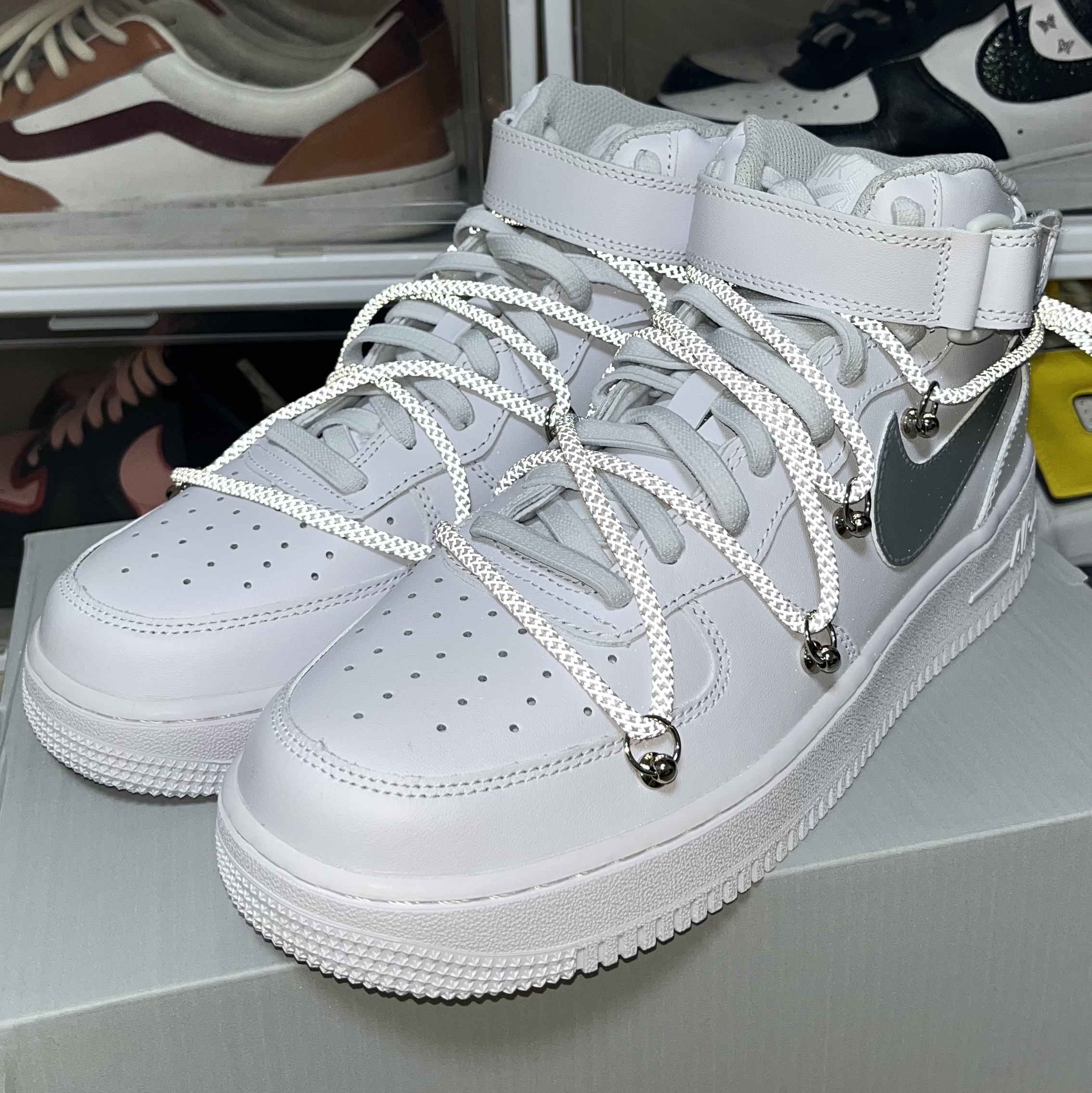 Nike Air Force 1 Mid '07 White 착용 스타일 - 1